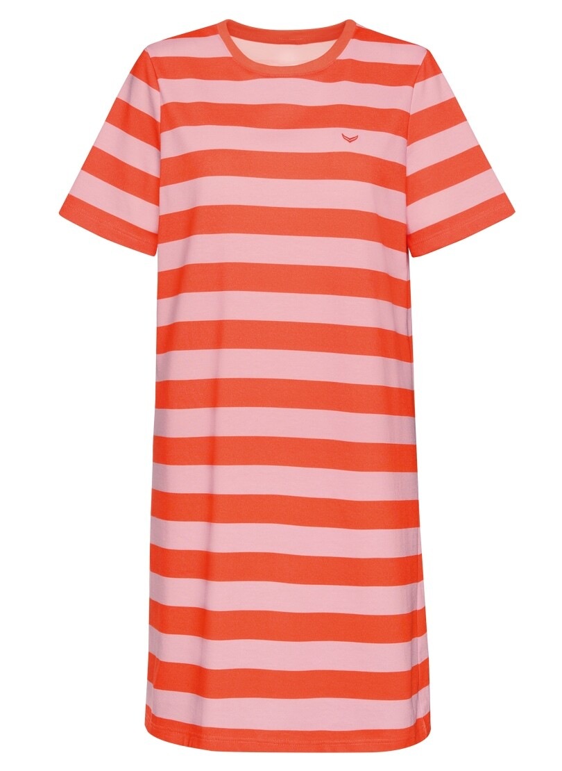Trigema Jerseykleid "TRIGEMA Heavy Kleid mit Ringelmuster", (1 tlg.) günstig online kaufen