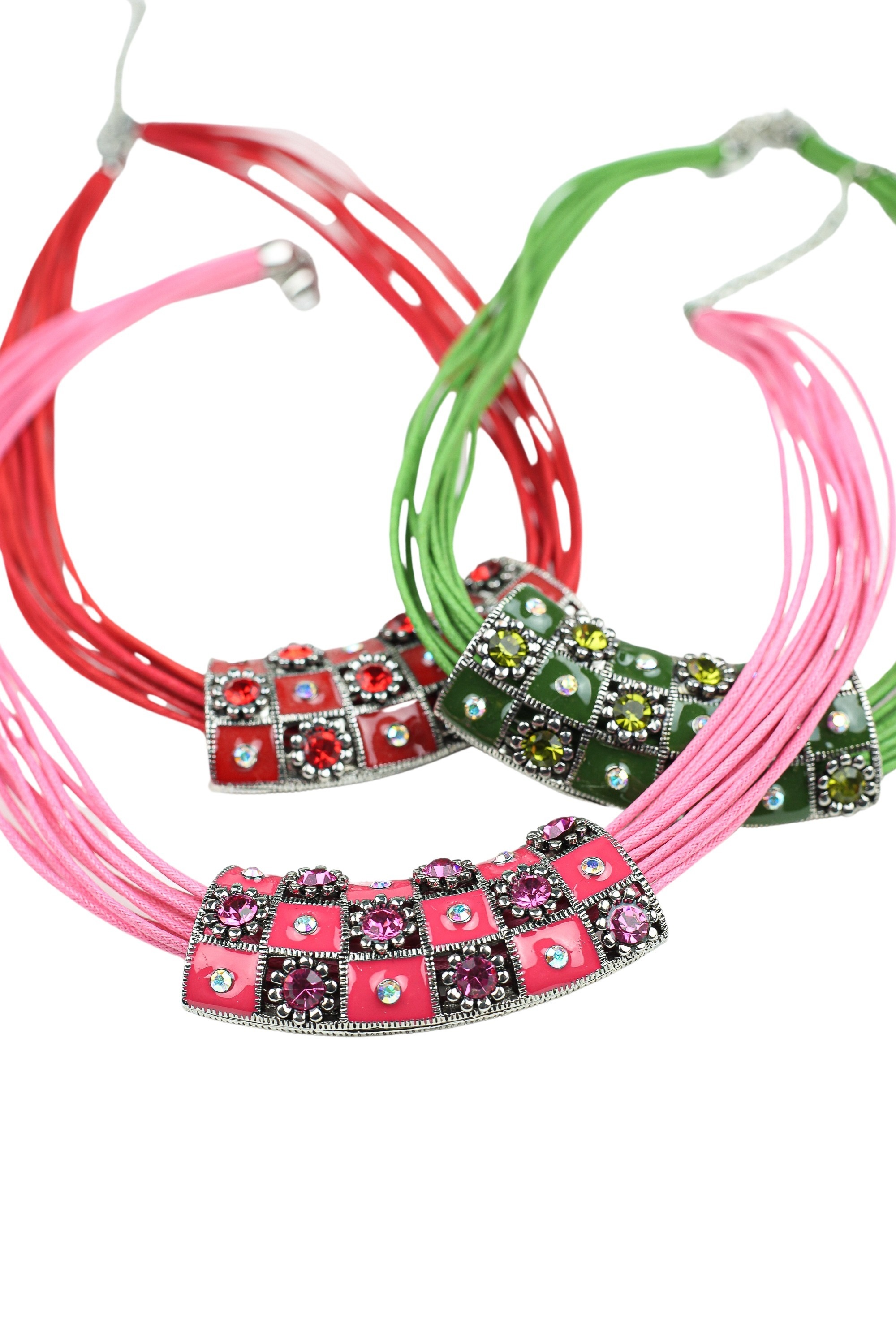 COLLEZIONE ALESSANDRO Kette mit Anhänger »Salamanca« mit Glassteinen