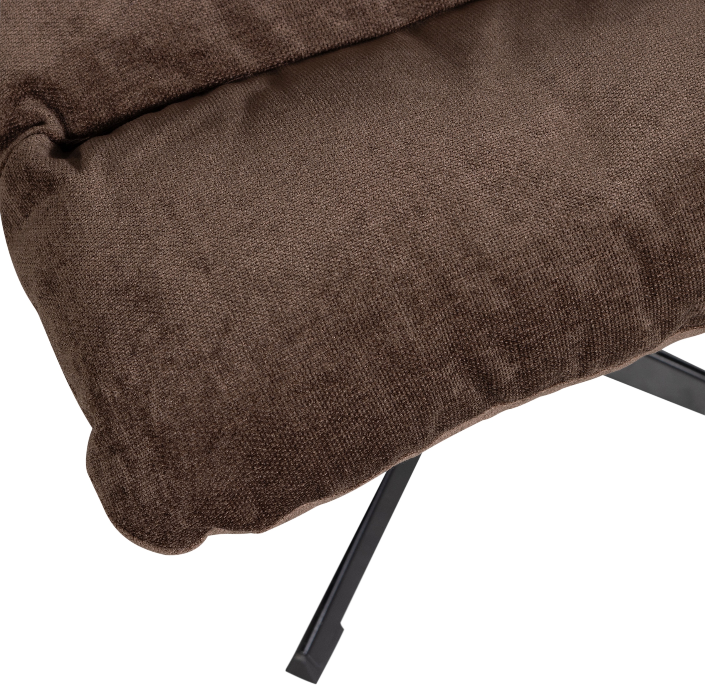 WOOOD Drehsessel »Yaro«, mit Hocker, Breite 71 cm