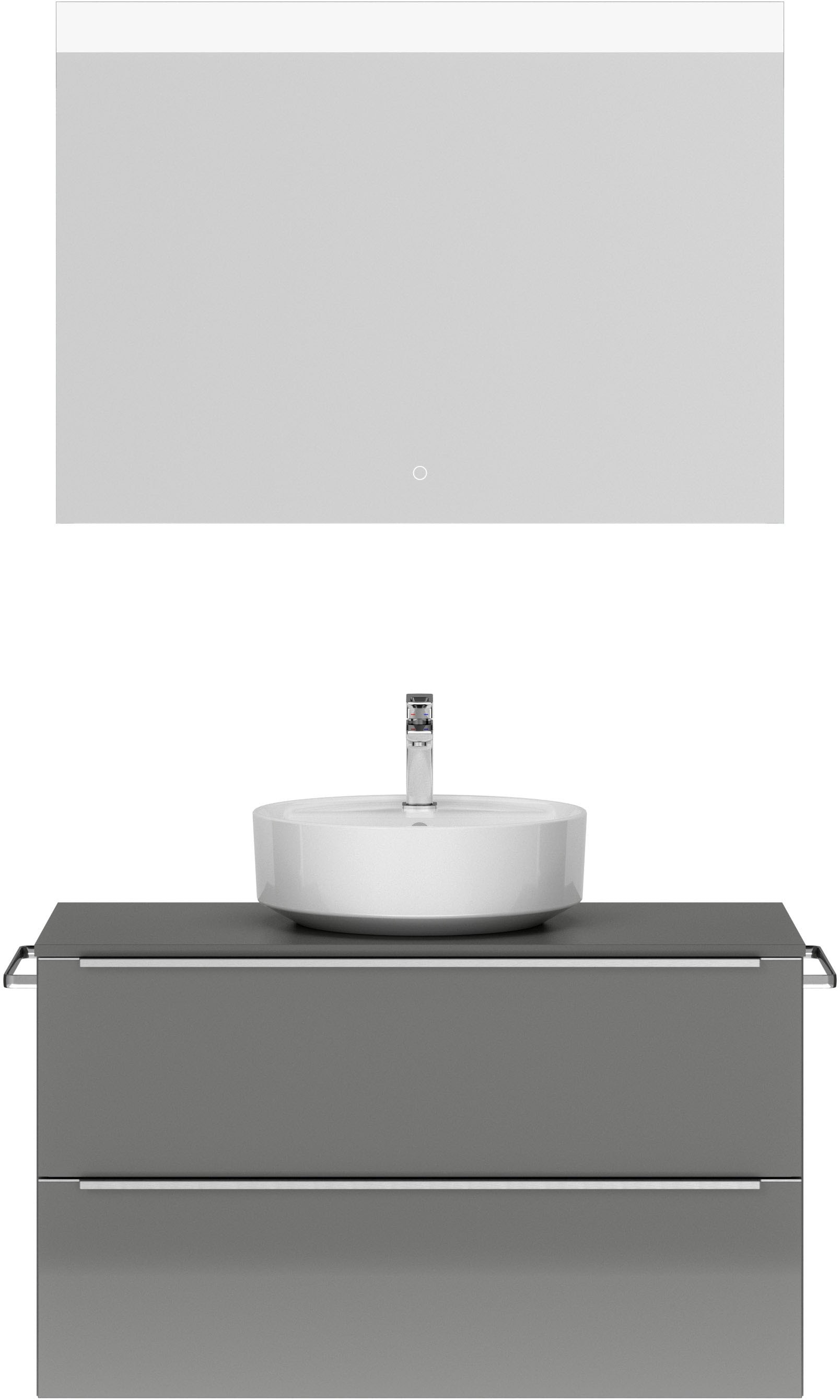 nobilia Badmöbel-Set "Alvene" vormontiert, mit Soft-Close, 2 Stk. tlg. günstig online kaufen