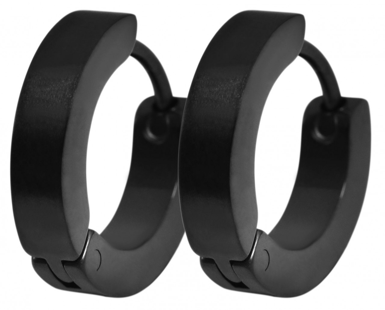 Adelia´s Paar Creolen »Unisex Creolen aus poliertem Edelstahl Ø 9 mm«