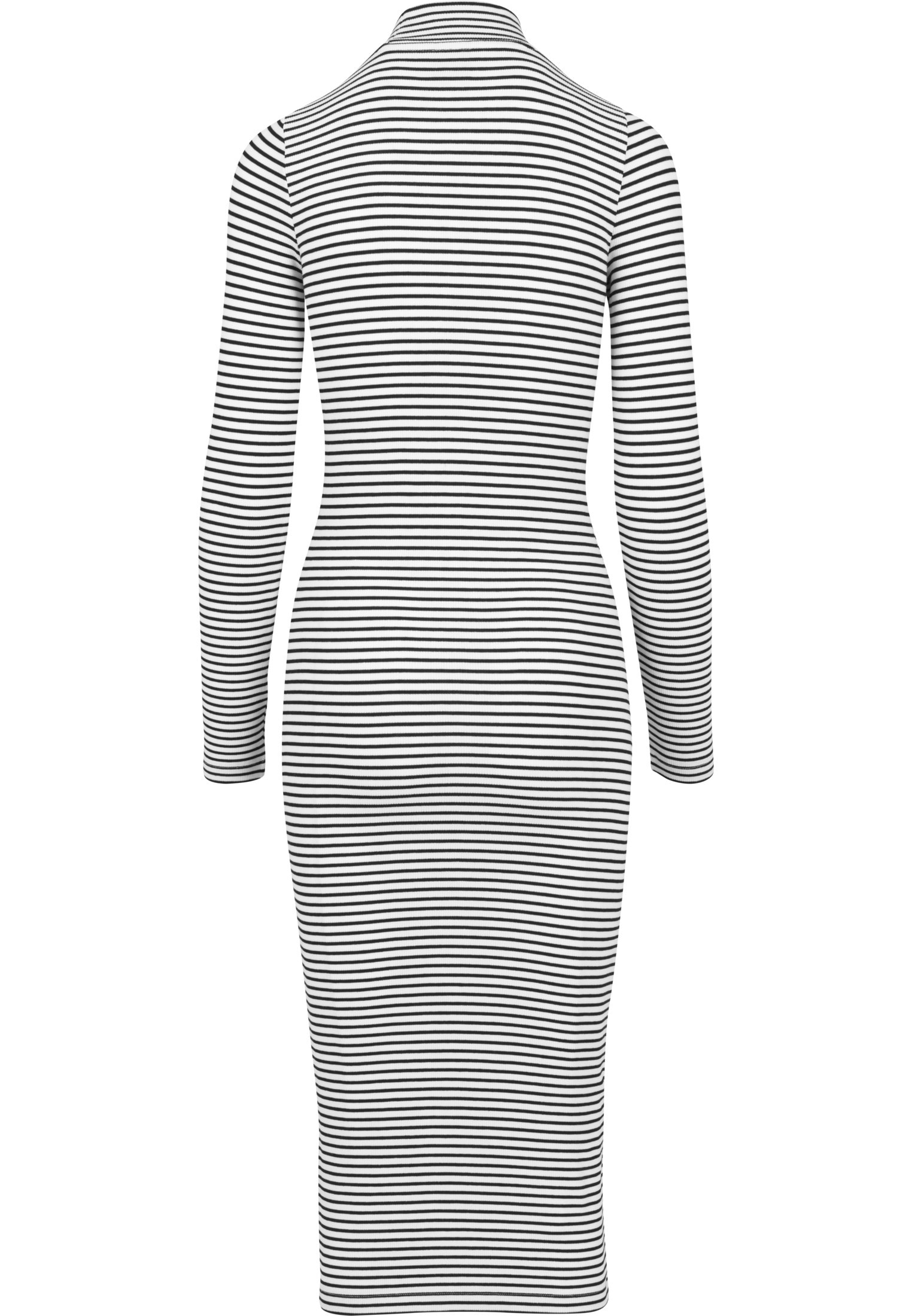 URBAN CLASSICS Jerseykleid »Damen Ladies Striped Turtleneck Dress«, (1 tlg.)  kaufen | BAUR