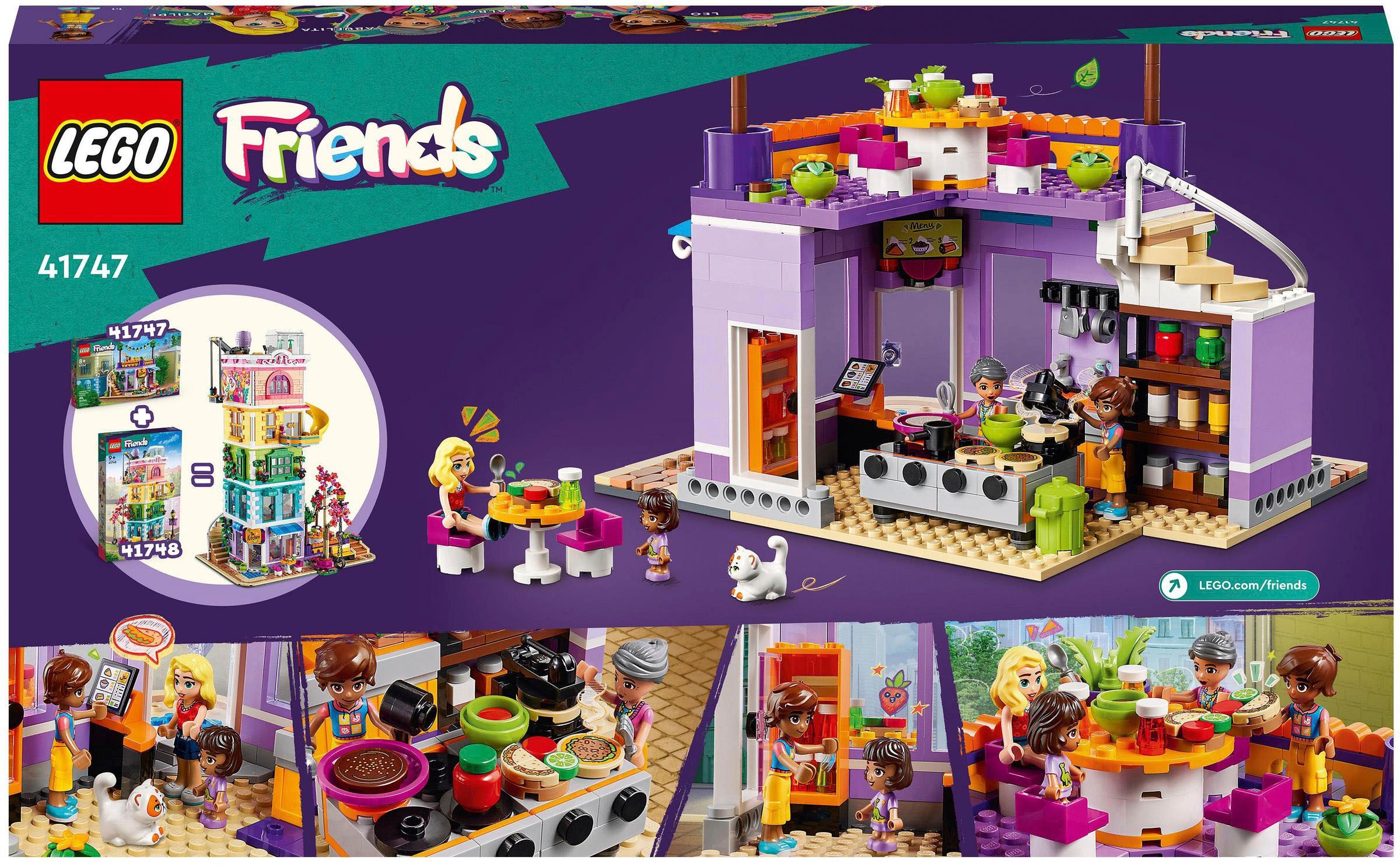 LEGO® Konstruktionsspielsteine »Heartlake City Gemeinschaftsküche (41747), LEGO® Friends«, (695 St.), Made in Europe