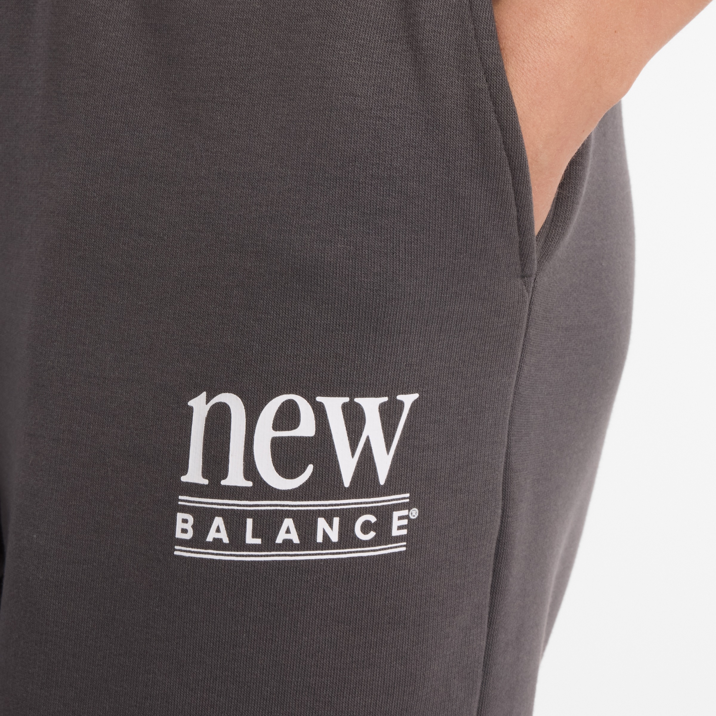 Thumbnail - New Balance Jogginghose aus Fleece-Material, mit Kordelverschluss, bequeme Passform