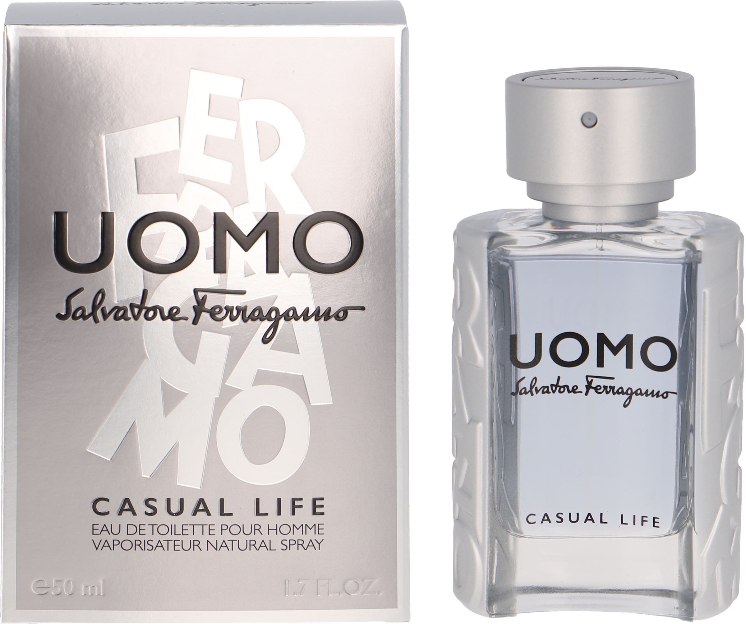 Salvatore Ferragamo Eau de Toilette »UOMO Casual Life«, mit maskulinem Akzent