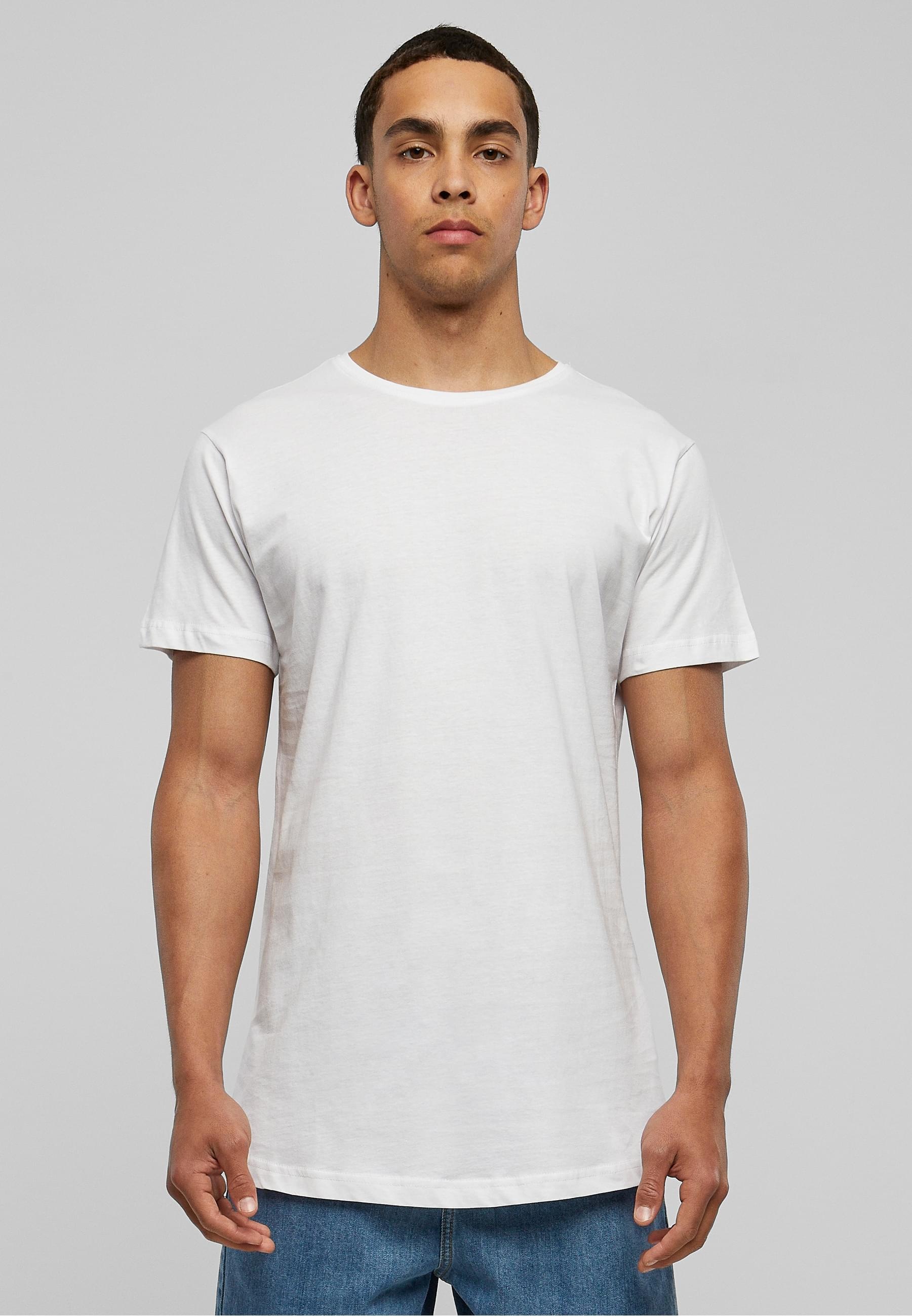 URBAN CLASSICS Kurzarmshirt »Urban Classics Herren Shaped Long Tee«, (1 tlg.)