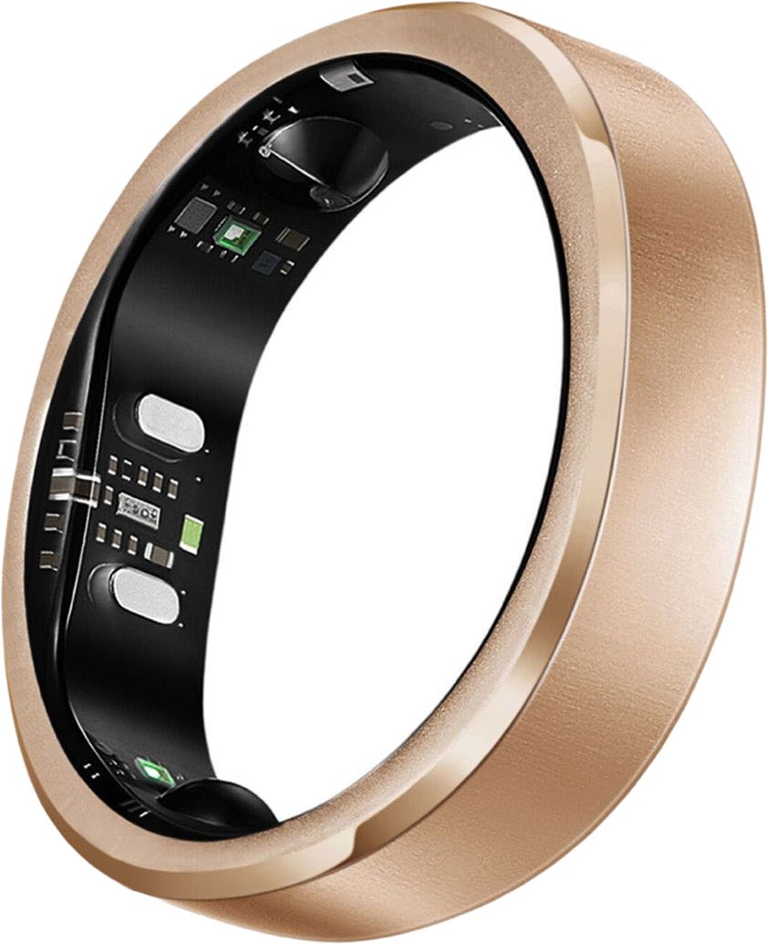 RINGCONN Damen Smart Ring "Gen3 - smarter Begleiter für Gesundheit, Fitness und Regeneration", 13, rosa, Fingerringe, bis zu 14 Tage Akku •
