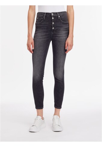 Calvin Klein Jeans High-waist-Jeans, mit 4-Knopf-Form-Verschluss kaufen