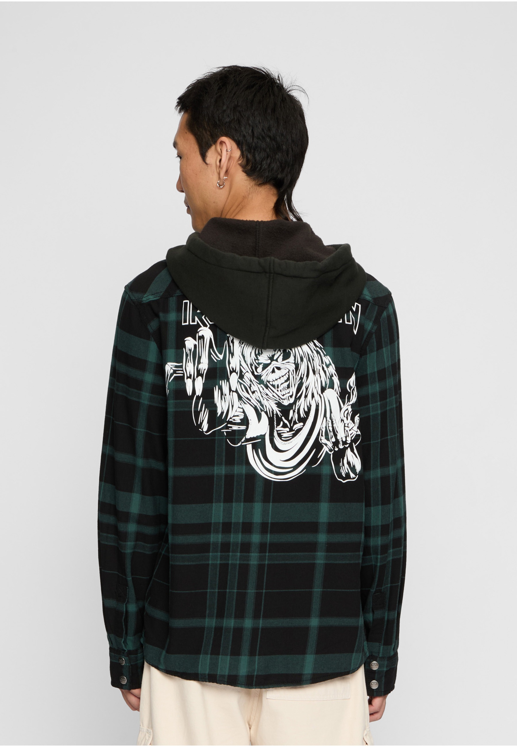 Brandit Langmantel »Brandit Iron Maiden Checkshirt Sweathood«
