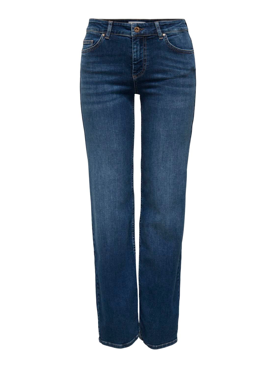 Straight-Jeans »ONLBLUSH MID STRAIGHT DNM TAI021 NOOS«