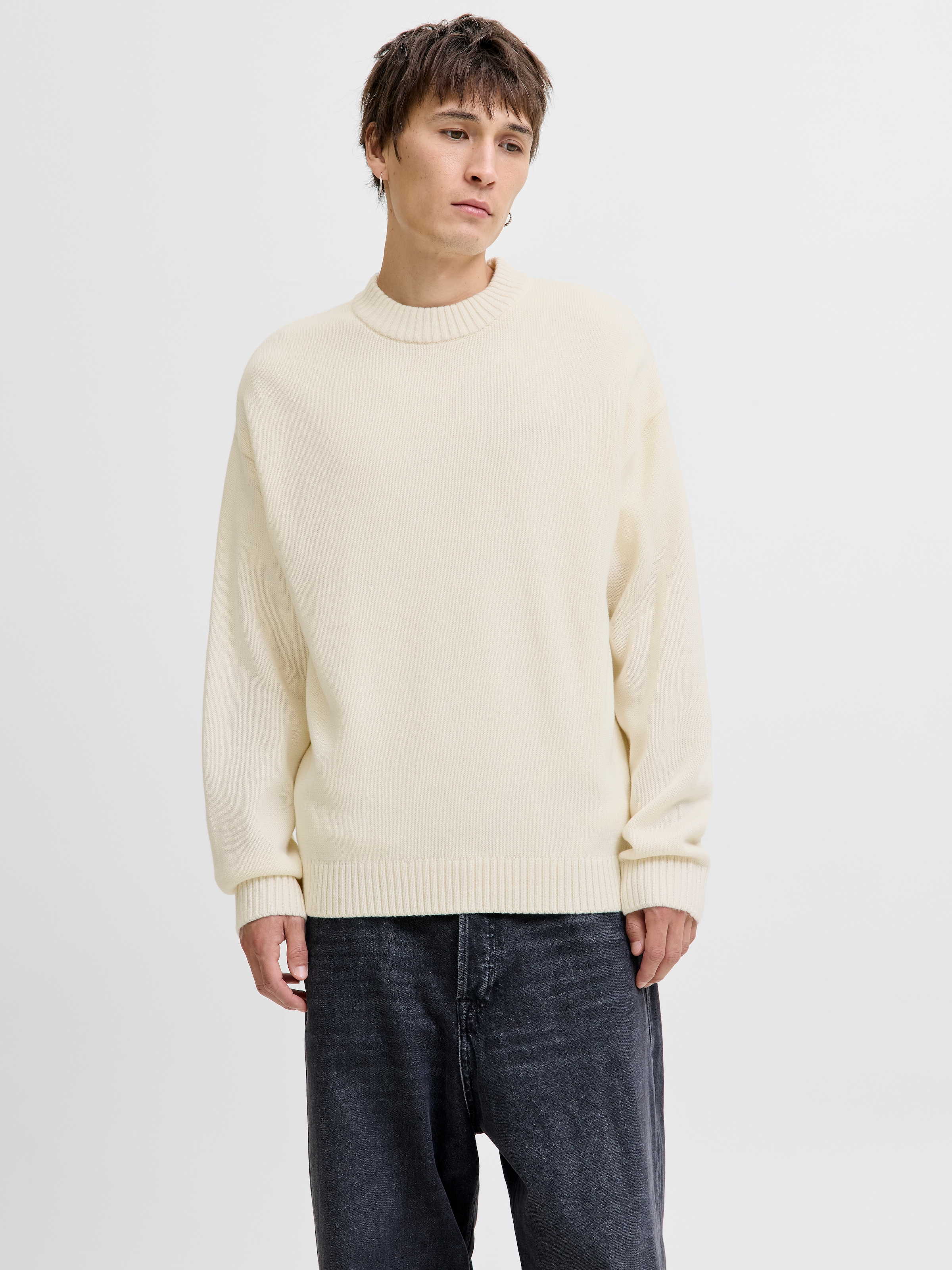 Jack & Jones Strickpullover "JJEURBAN JACK KNIT CREW NECK SN" günstig online kaufen