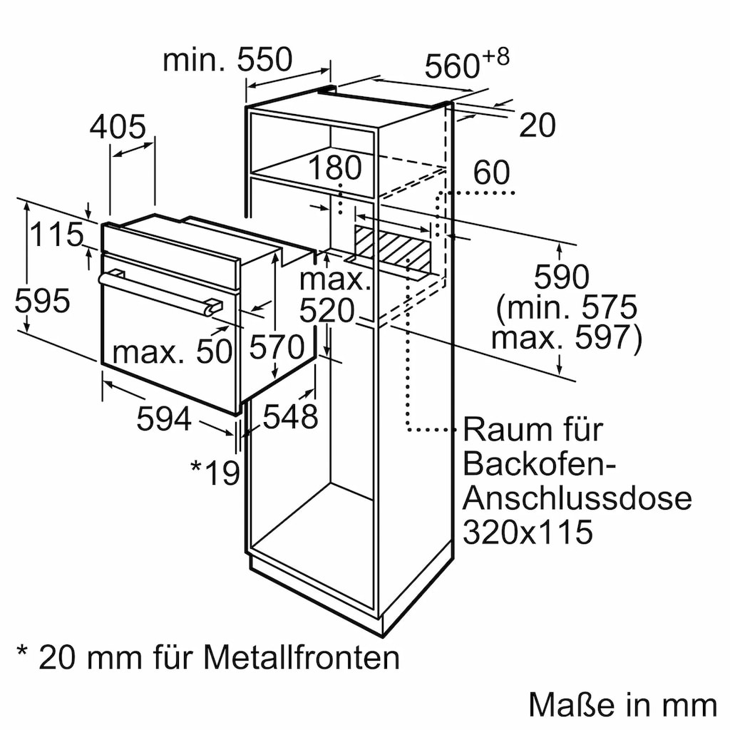 Constructa Backofen-Set »CX3BS603«, CF1M00050