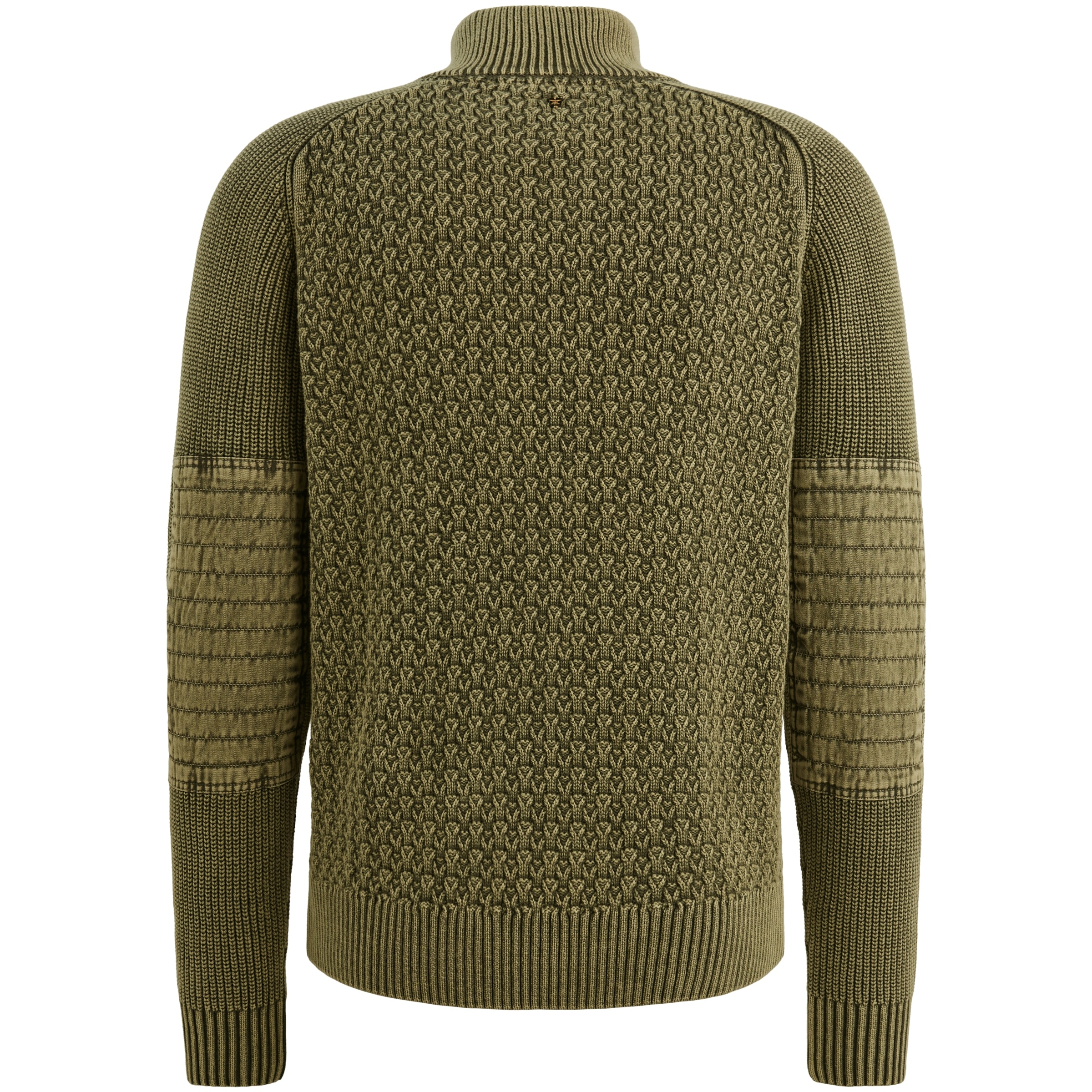 PME LEGEND Strickpullover mit kurzer Knopfleiste