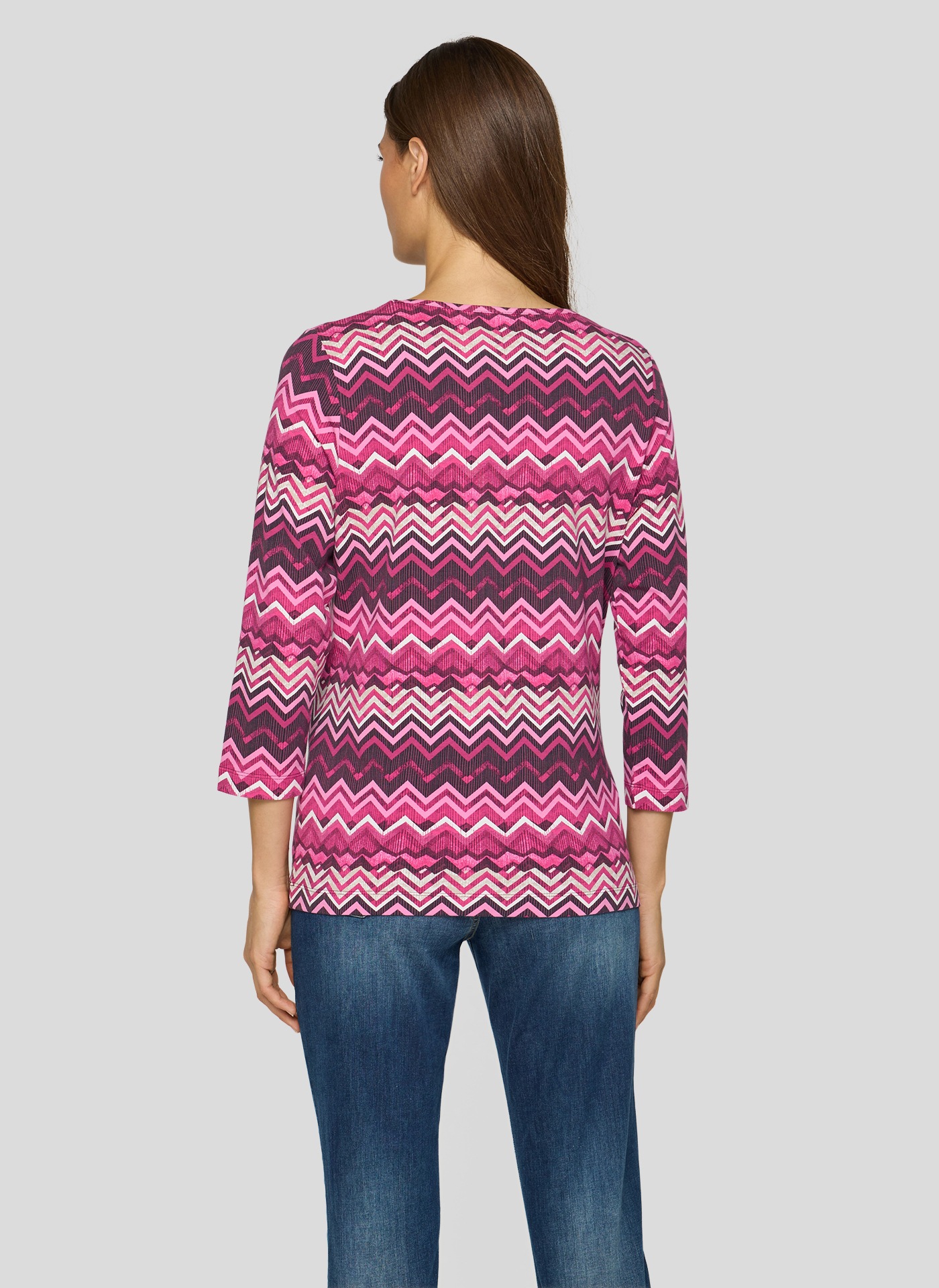 Thumbnail - Rabe 3/4-Arm-Shirt mit grafschem Muster