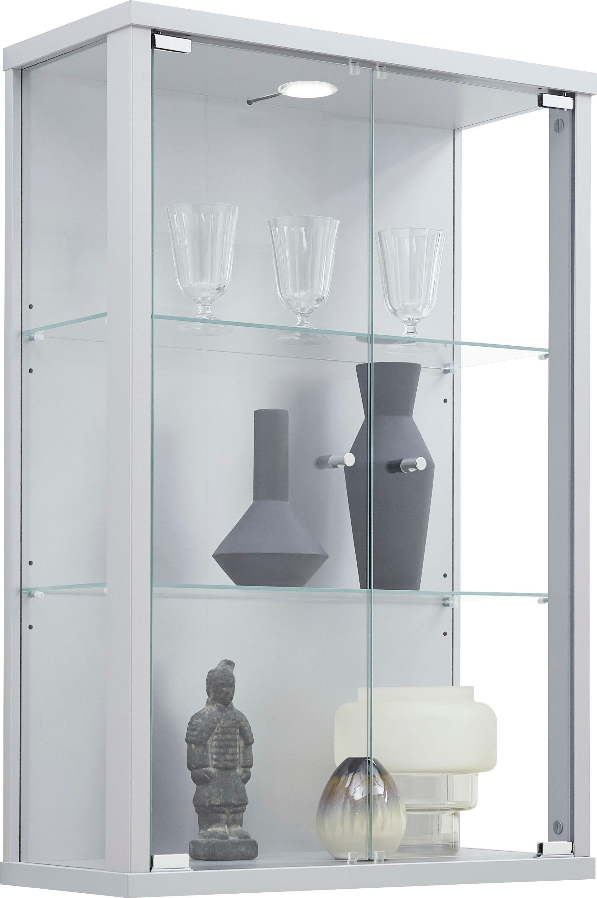 fif möbel Vitrine "OPTIMA", Hängevitrine/Glasvitrine 2x Glastür,perfekt für günstig online kaufen