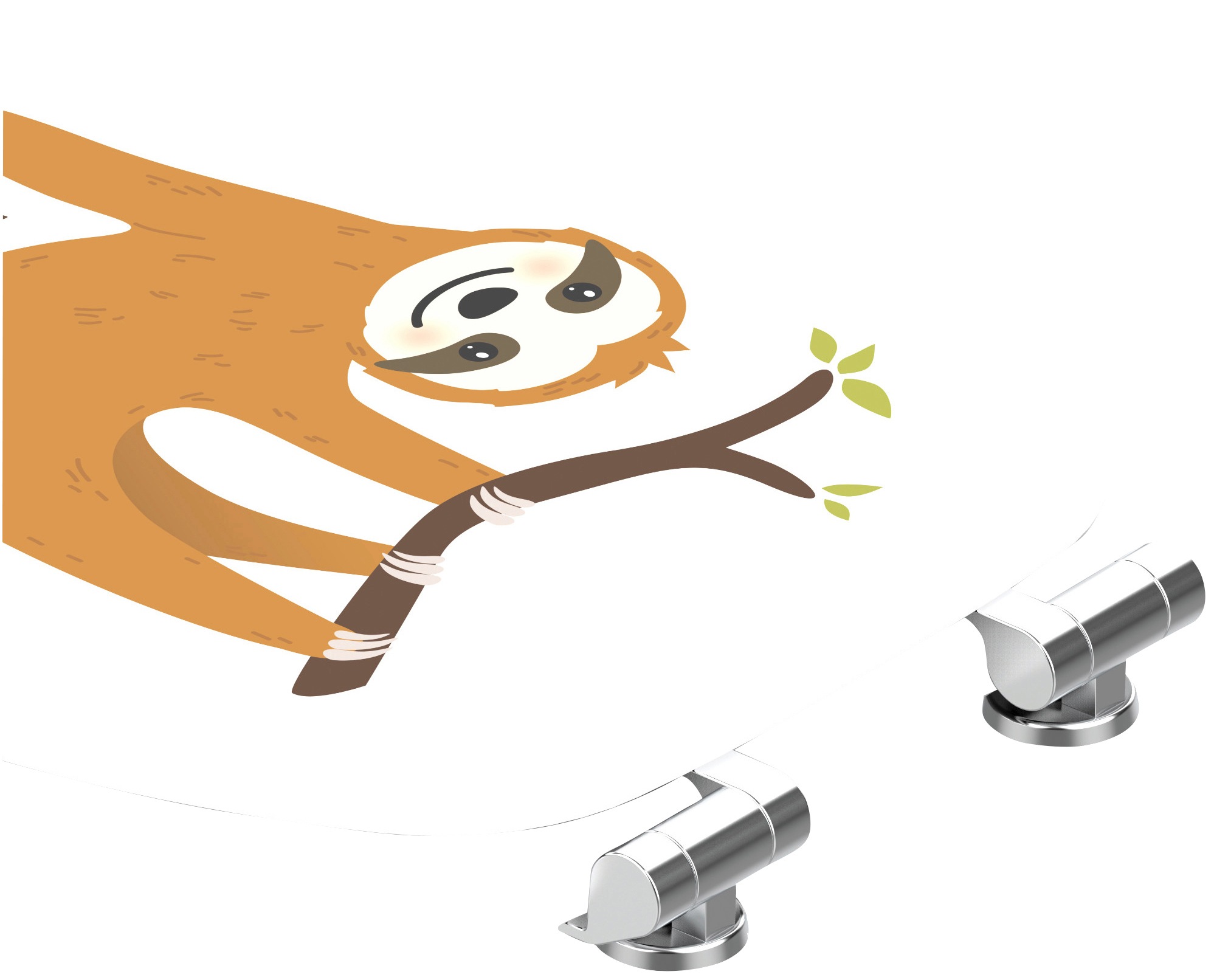 Sanilo WC-Sitz »Faultier« mit Absenkautomatik, BxL: 37,7 x 42,0 - 47,0 cm