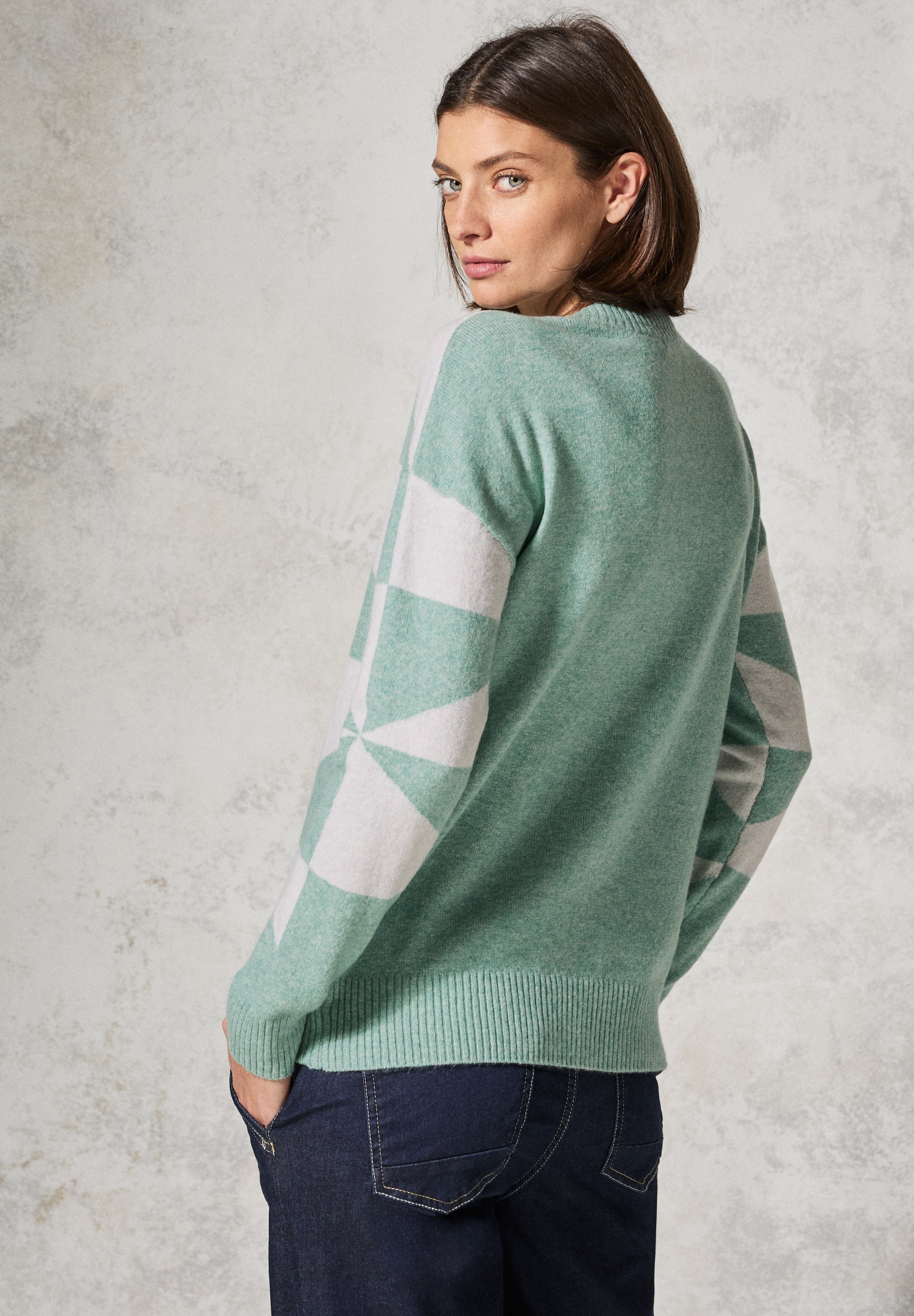 Cecil Strickpullover, im soften Baumwoll-Mix