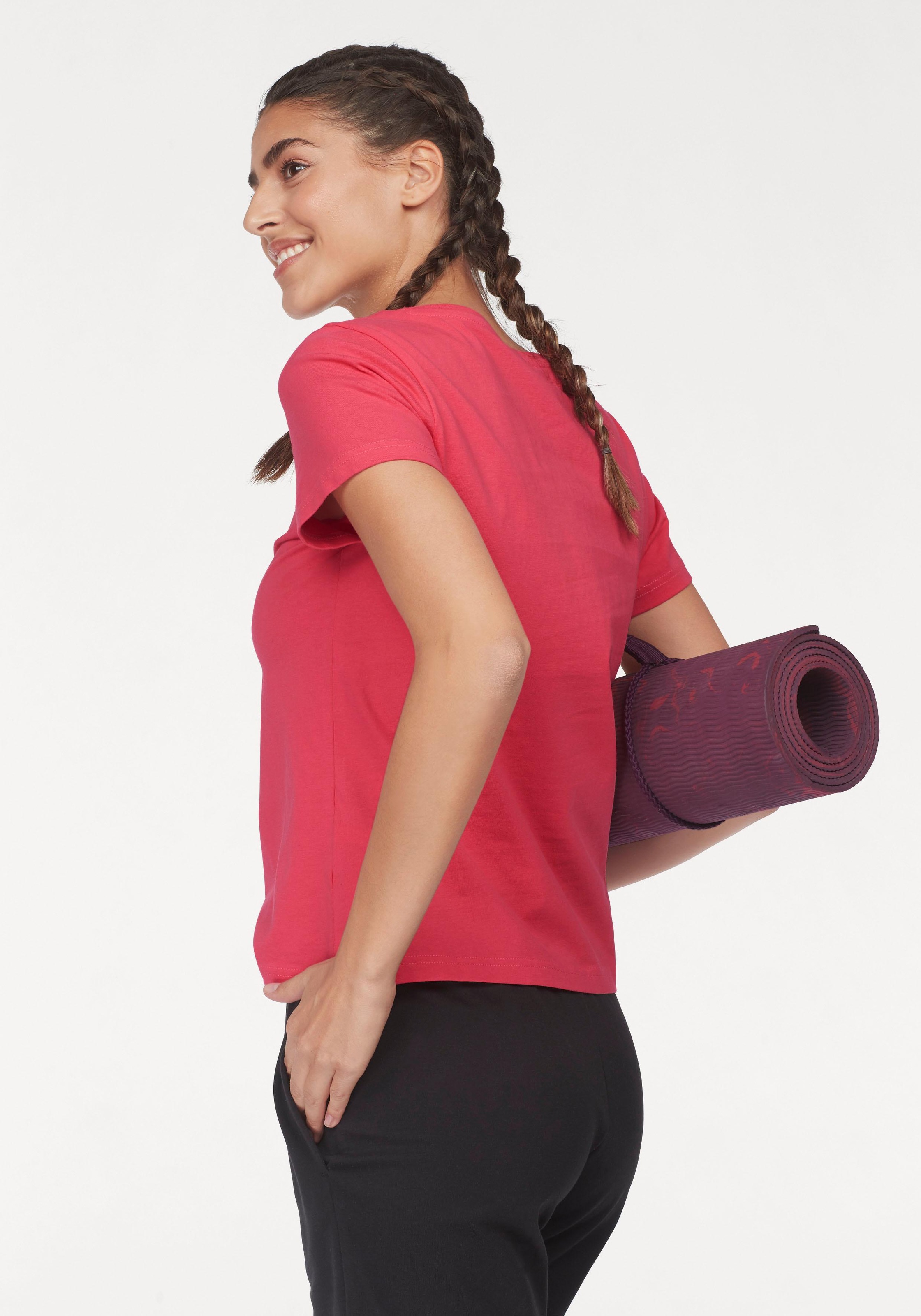 Thumbnail - Eastwind T-Shirt Packung, 3er-Pack, 3 Stk. Kurzarm, figurumspielend, aus Baumwolle, im 3er-Pack