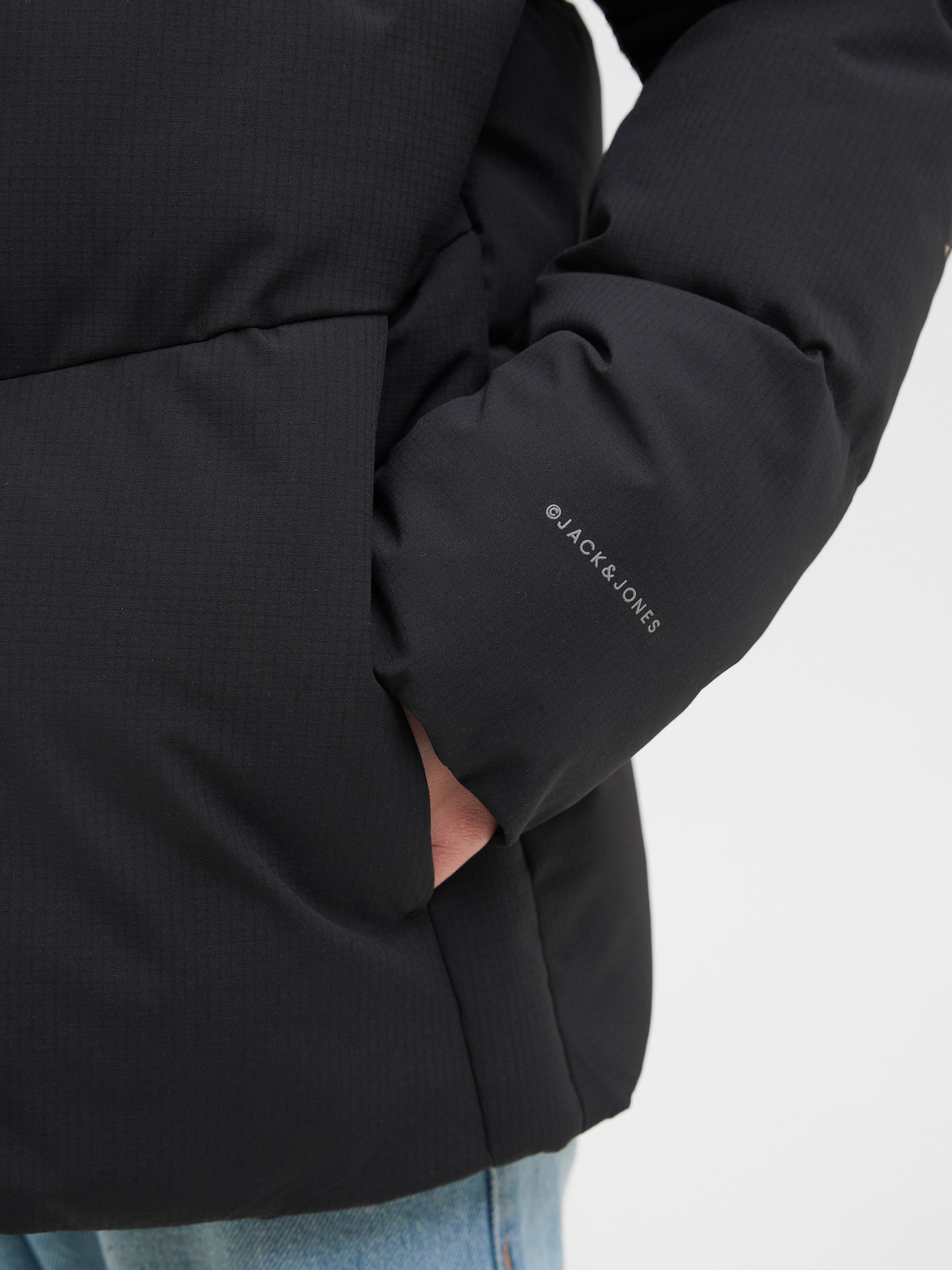 Jack & Jones Junior Steppjacke »JJGLOBAL PUFFER JACKET JNR«, mit Kapuze