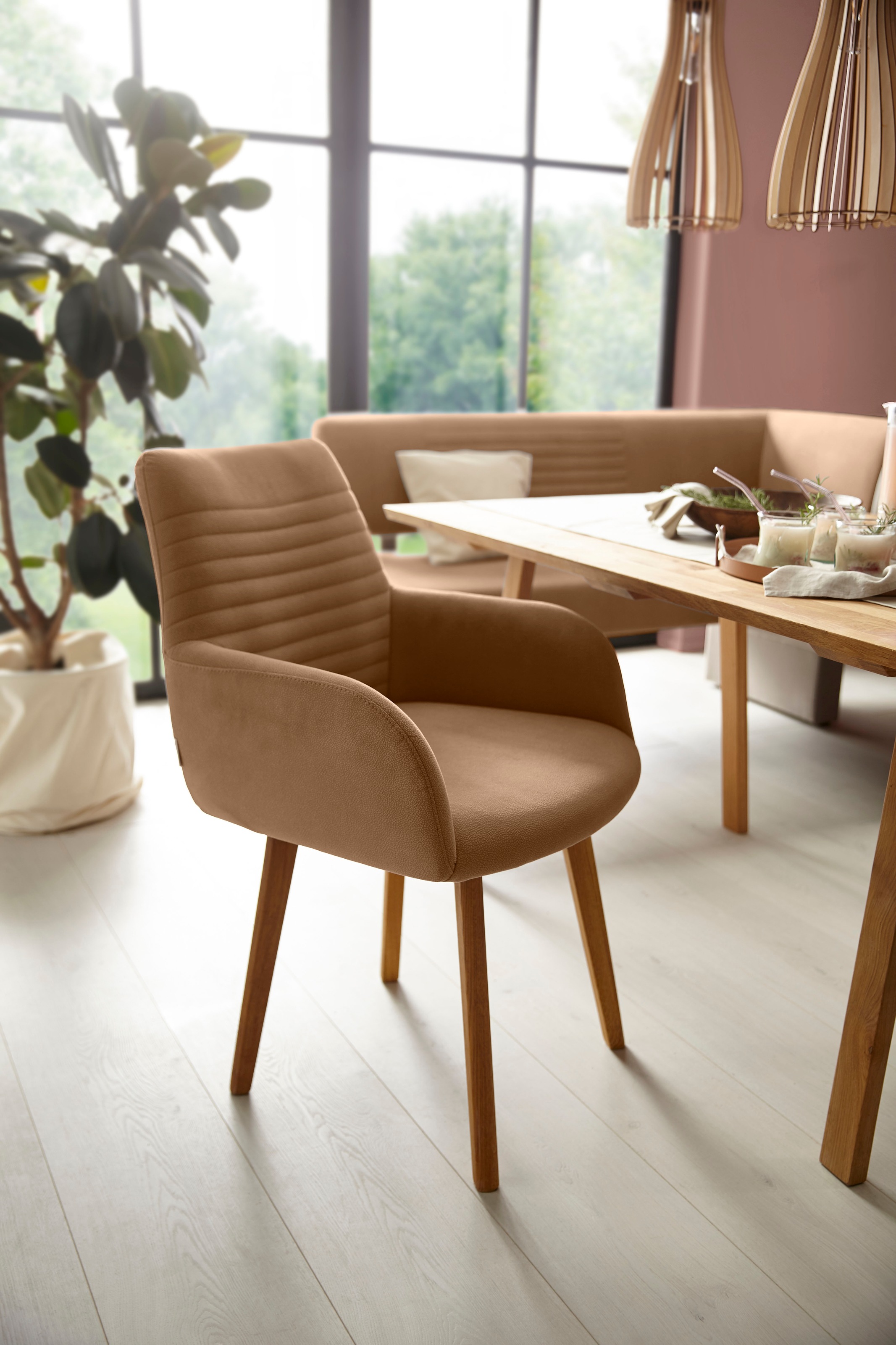 OTTO products Armlehnstuhl "Alessja" (Set) 2 Stk.Bezug aus Microfaser, Gest günstig online kaufen