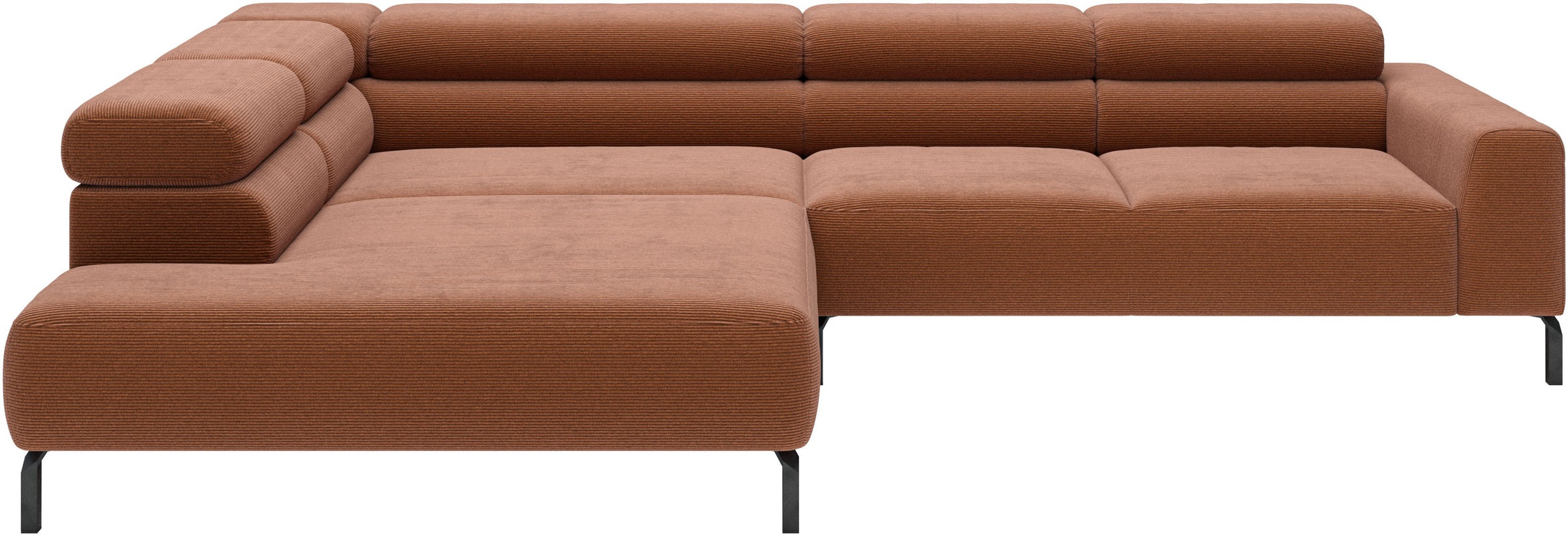 Home affaire Ecksofa "Antonelli, L-Form, incl. Kopfteilverstellung, Breite 312 cm" wahlweise elektrische Sitztiefenverstellung