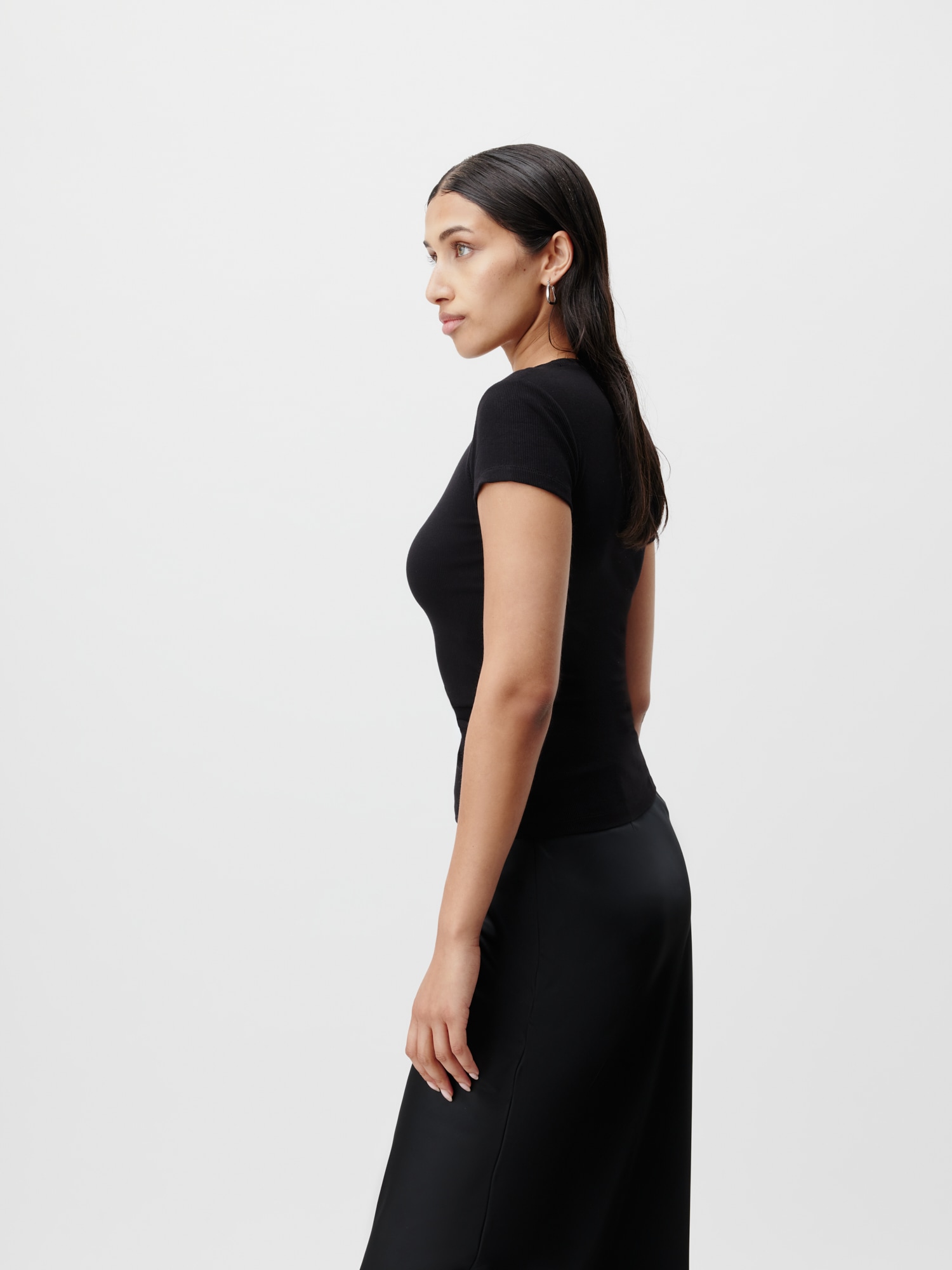 LeGer T-Shirt »LeGer by Lena Gercke«, Figurbetont mit Rundhalsausschnitt