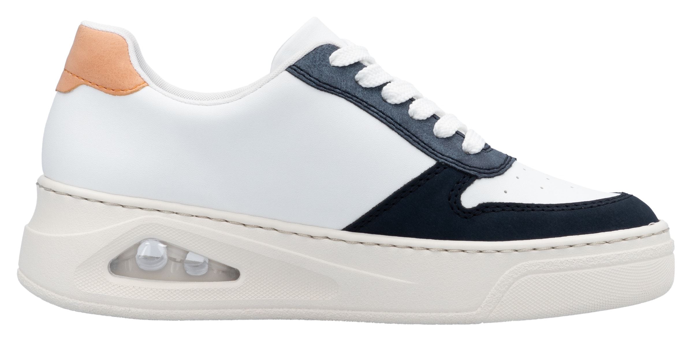 Rieker Plateausneaker, Basket-Sneaker, Schnürschuh, Halbschuh mit Rieker Air Ausstattung