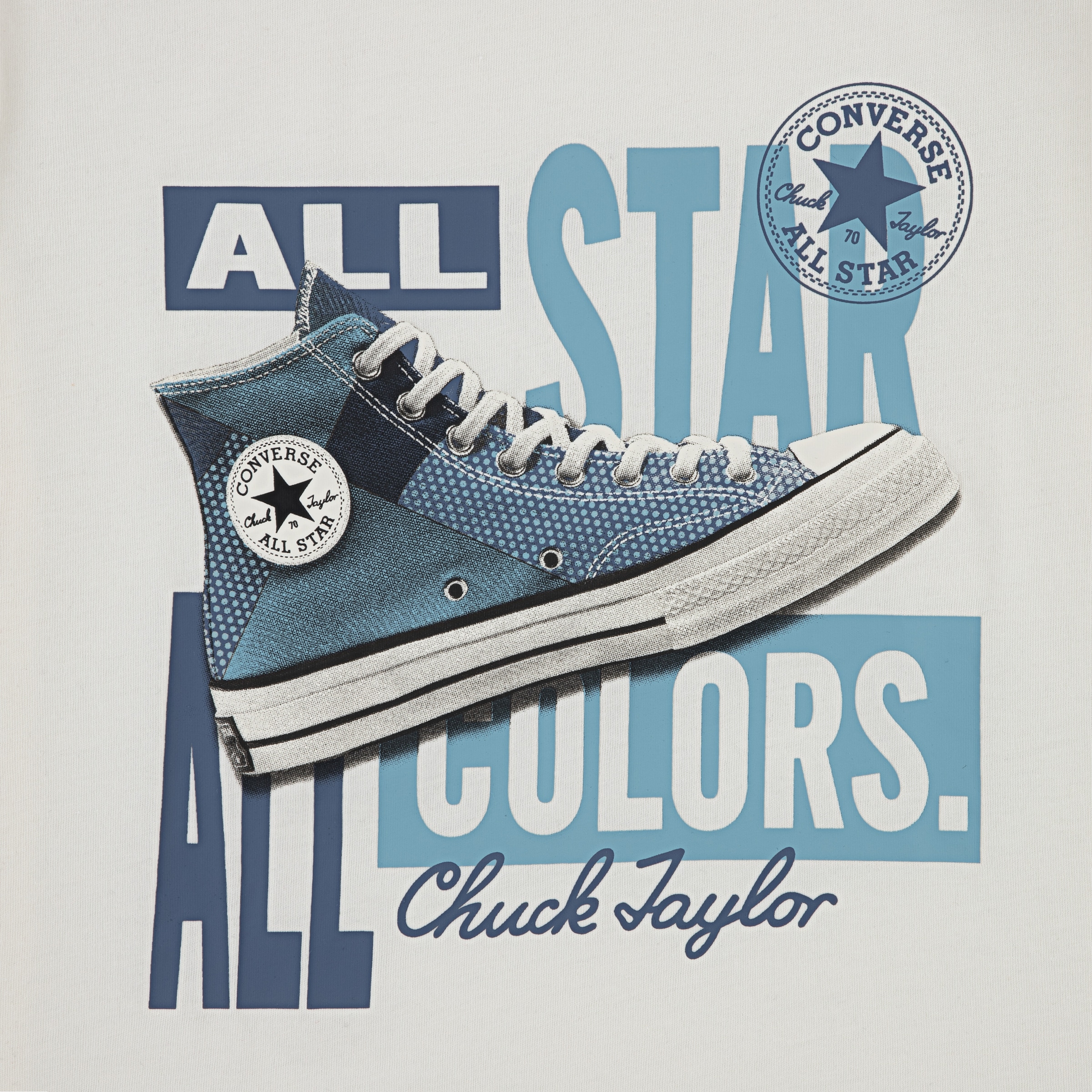 Converse T-Shirt »CNVB PATCHWORK SNEAKER TEE« 1 Stk. tlg. für Kinder
