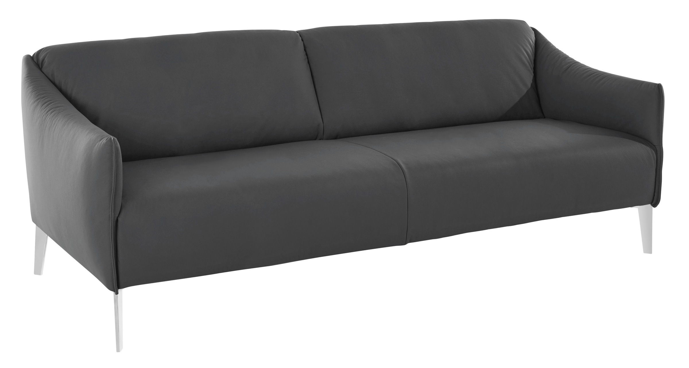 W.SCHILLIG 2,5-Sitzer »sally«, mit Metall-Winkelfüßen in Chrom glänzend, Breite 194 cm