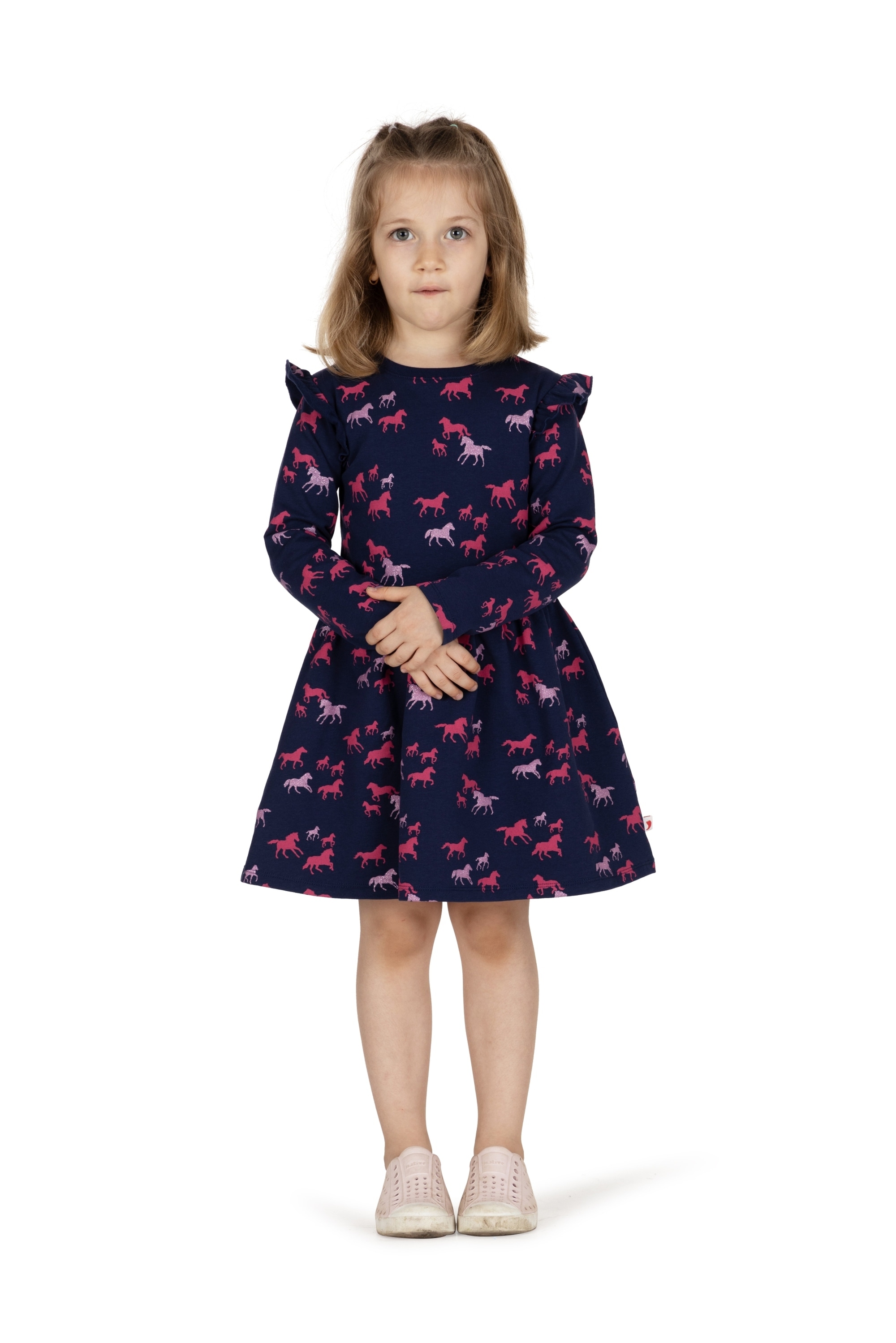 SALT AND PEPPER Jerseykleid »AOP Glitter Horse«, mit glitzerndem Pferdeprint