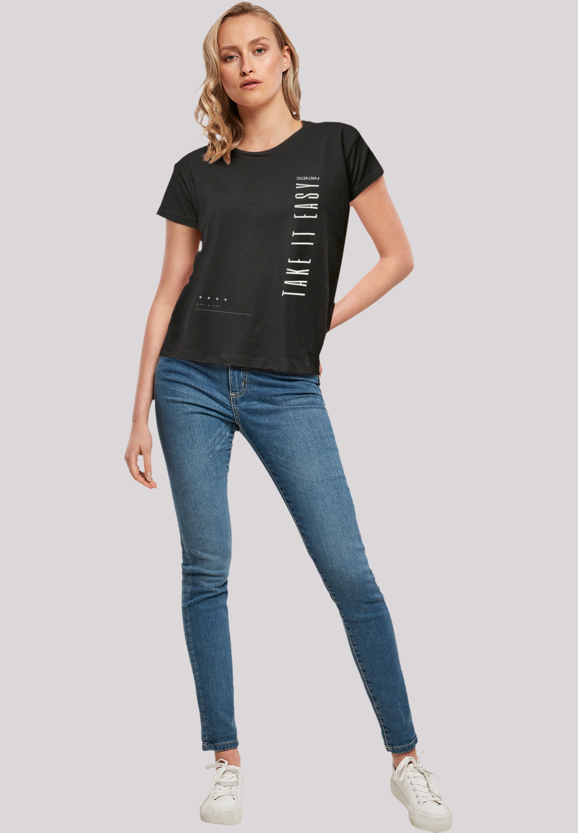 F4NT4STIC T-Shirt »Take It Easy«, Print