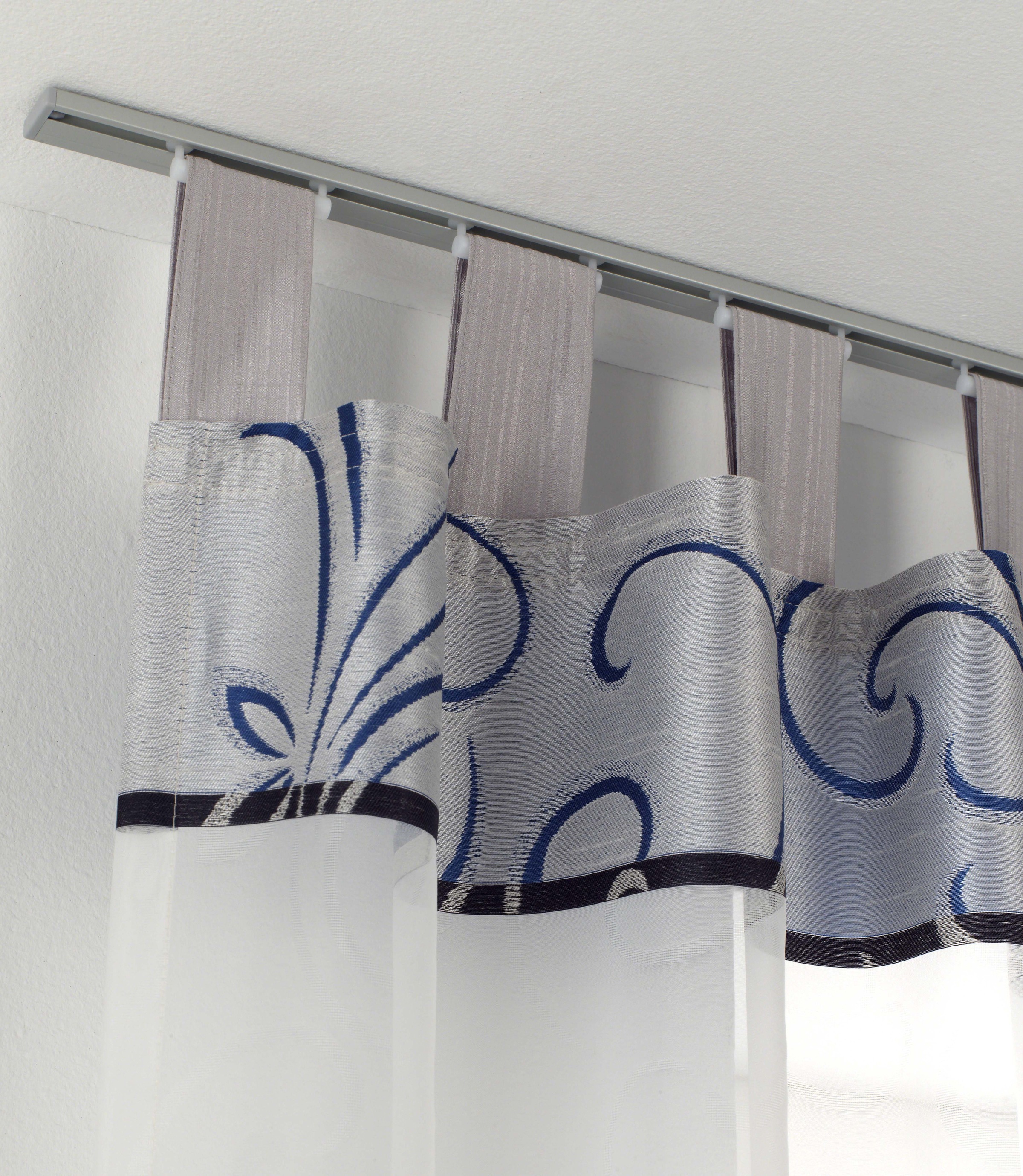 GARDINIA Vorhangschiene 1 läufig-läufig Fixmaß Serie Aluminim-Vorhangschien günstig online kaufen