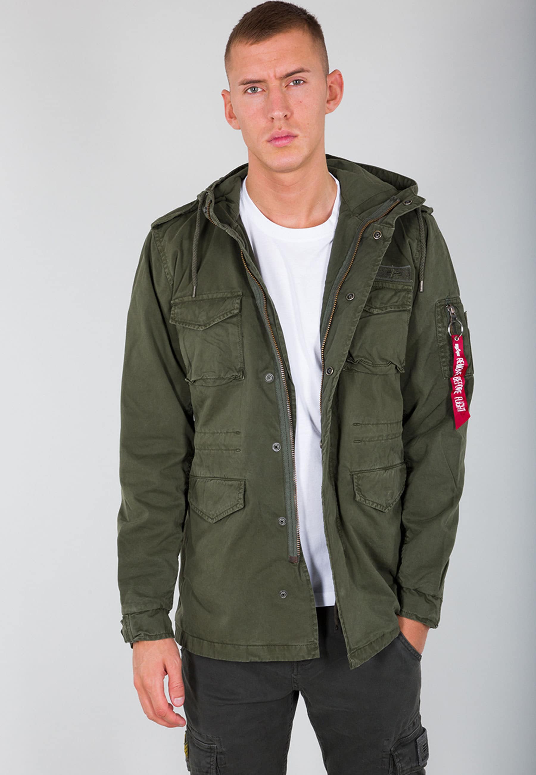 Alpha Industries Fieldjacket "Huntington Hood" günstig online kaufen