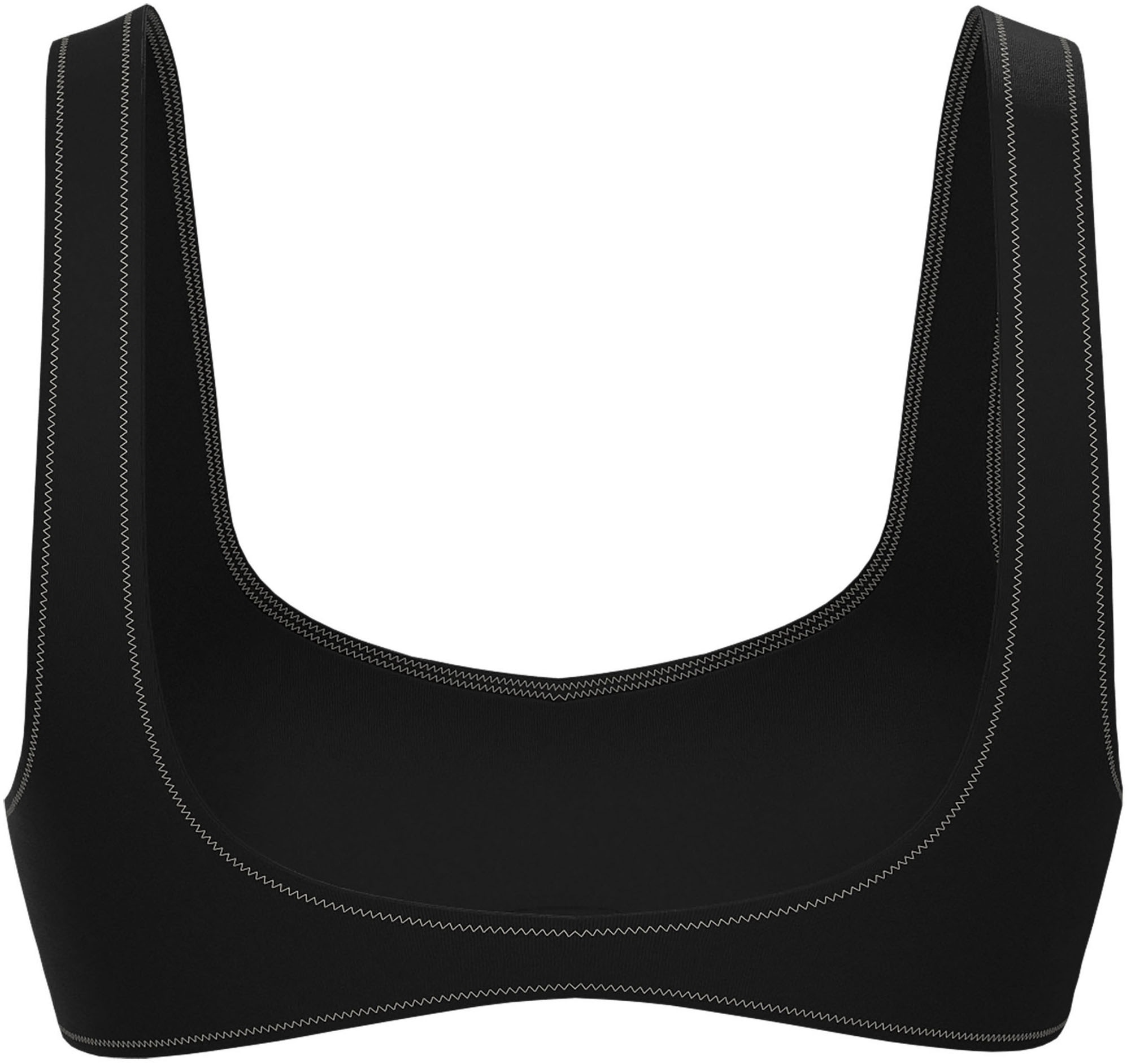 Calvin Klein Swimwear Bralette Bustier Haut de Bikini Noir XL 2