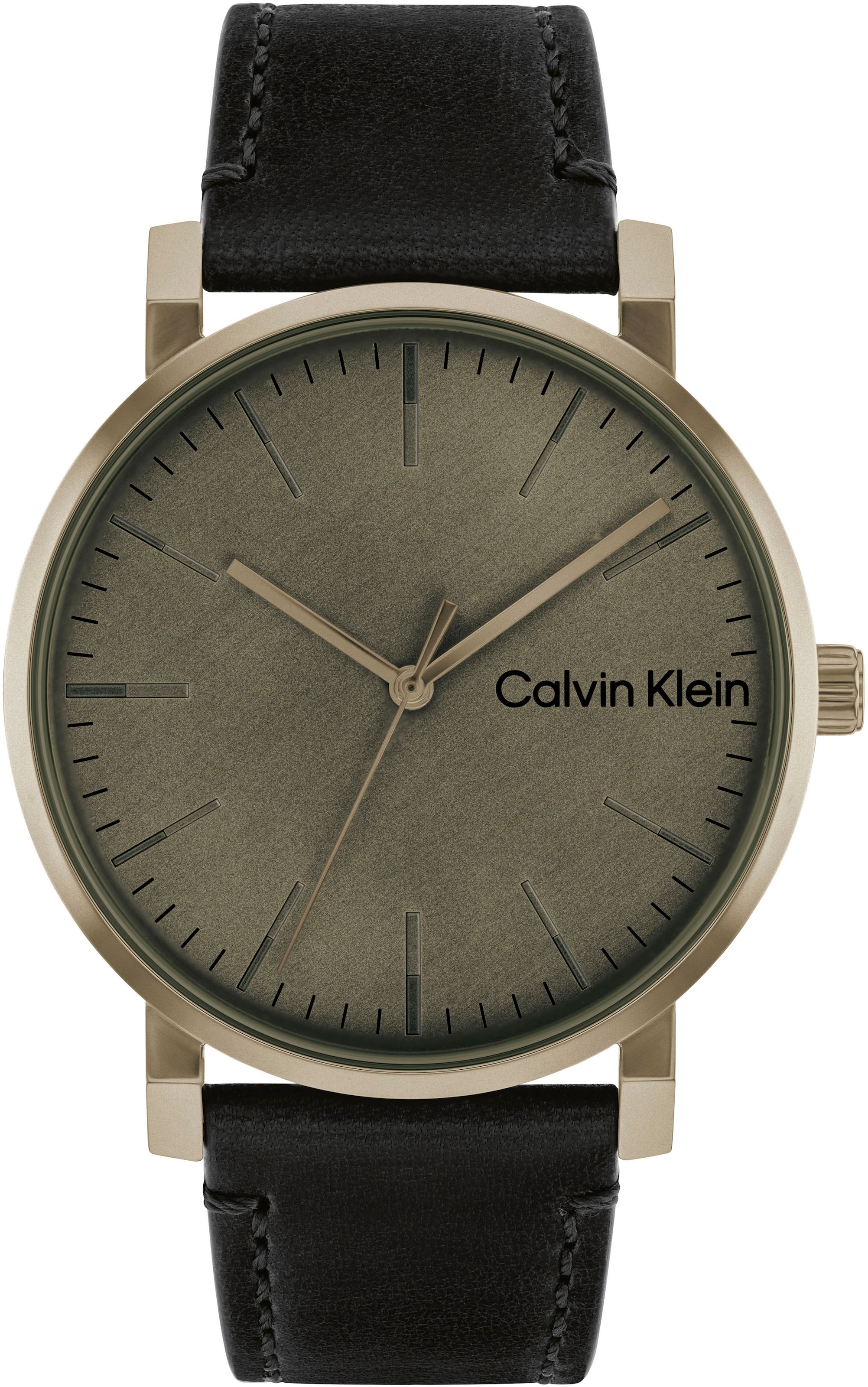 Calvin Klein Quarzuhr »TIMELESS, 25200263«, Armbanduhr, Herrenuhr, Mineralglas, IP-Beschichtung