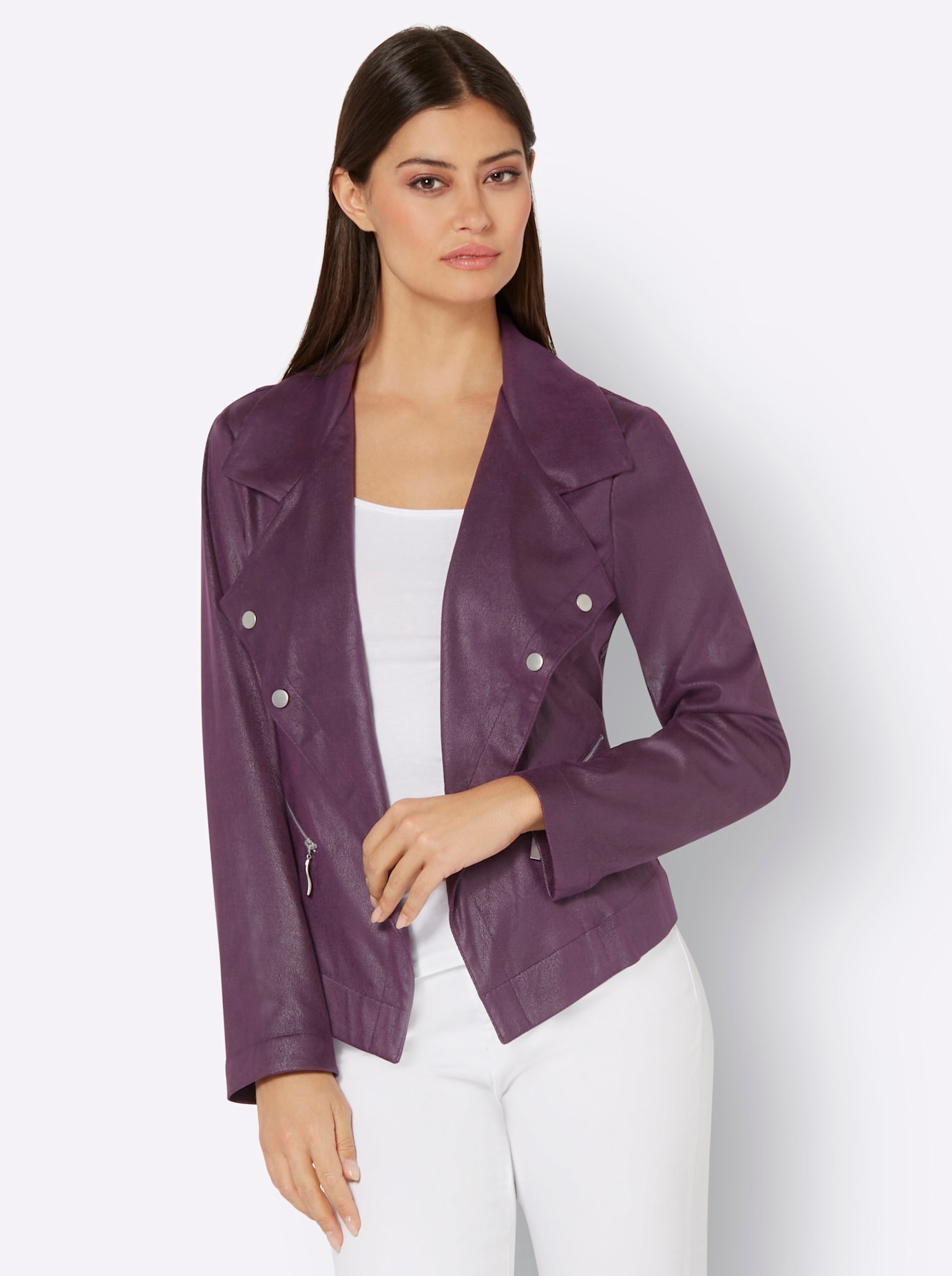 Lederimitat-Blazer »Lederimitat-Blazer«
