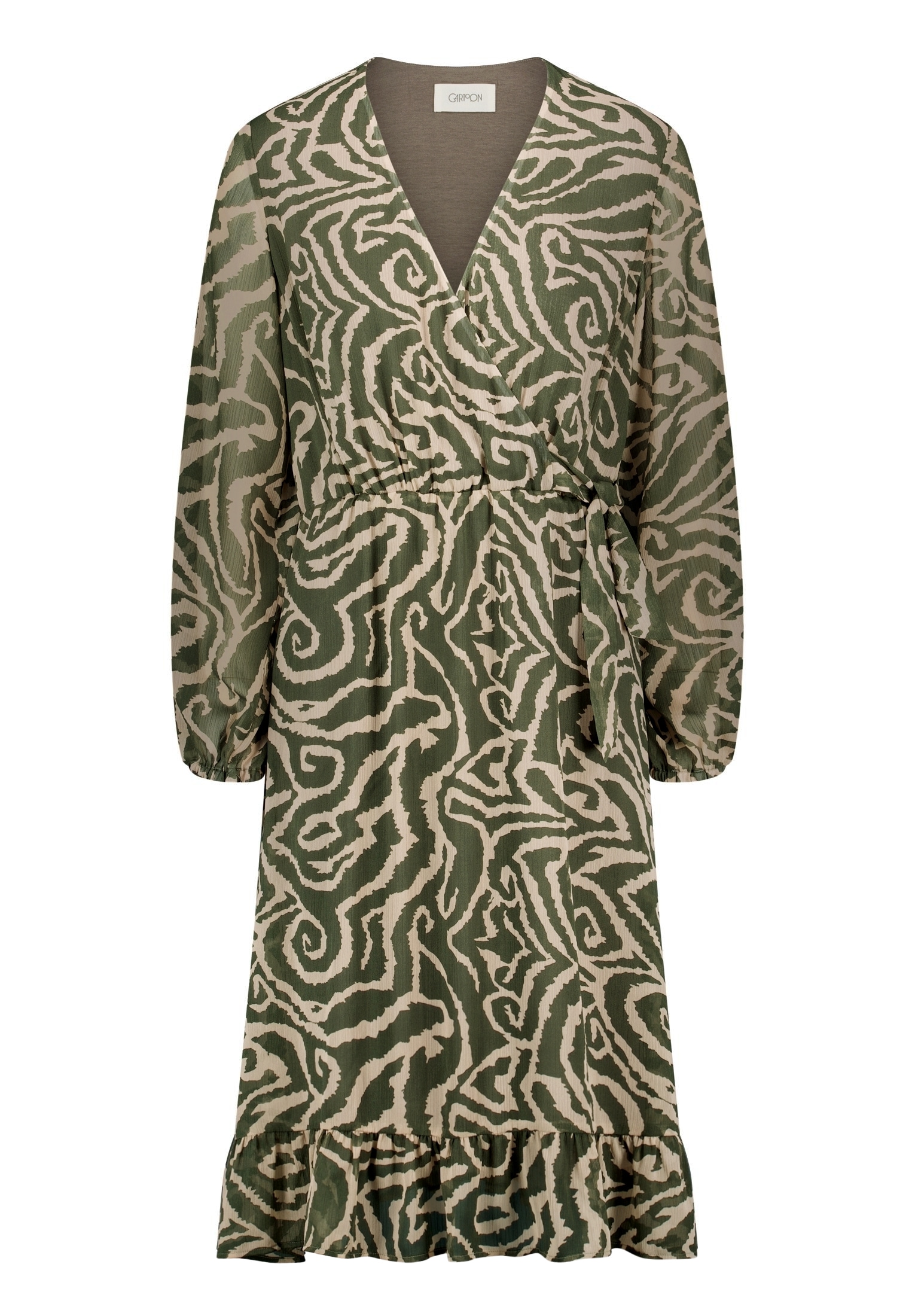 Cartoon Chiffonkleid »Damen mit Muster« Ohne Tasche