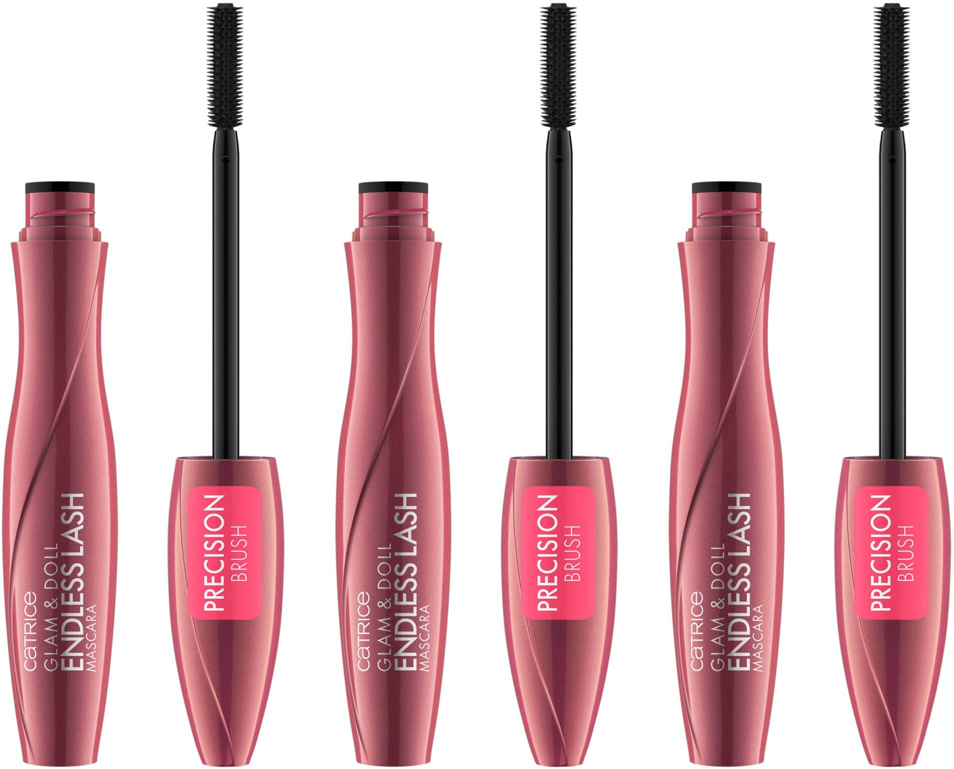 CATRICE Damen Mascara "Glam & Doll Endless Lash Mascara", schwarz, Augen-Kosmetika, mit Präzisionsbürste
