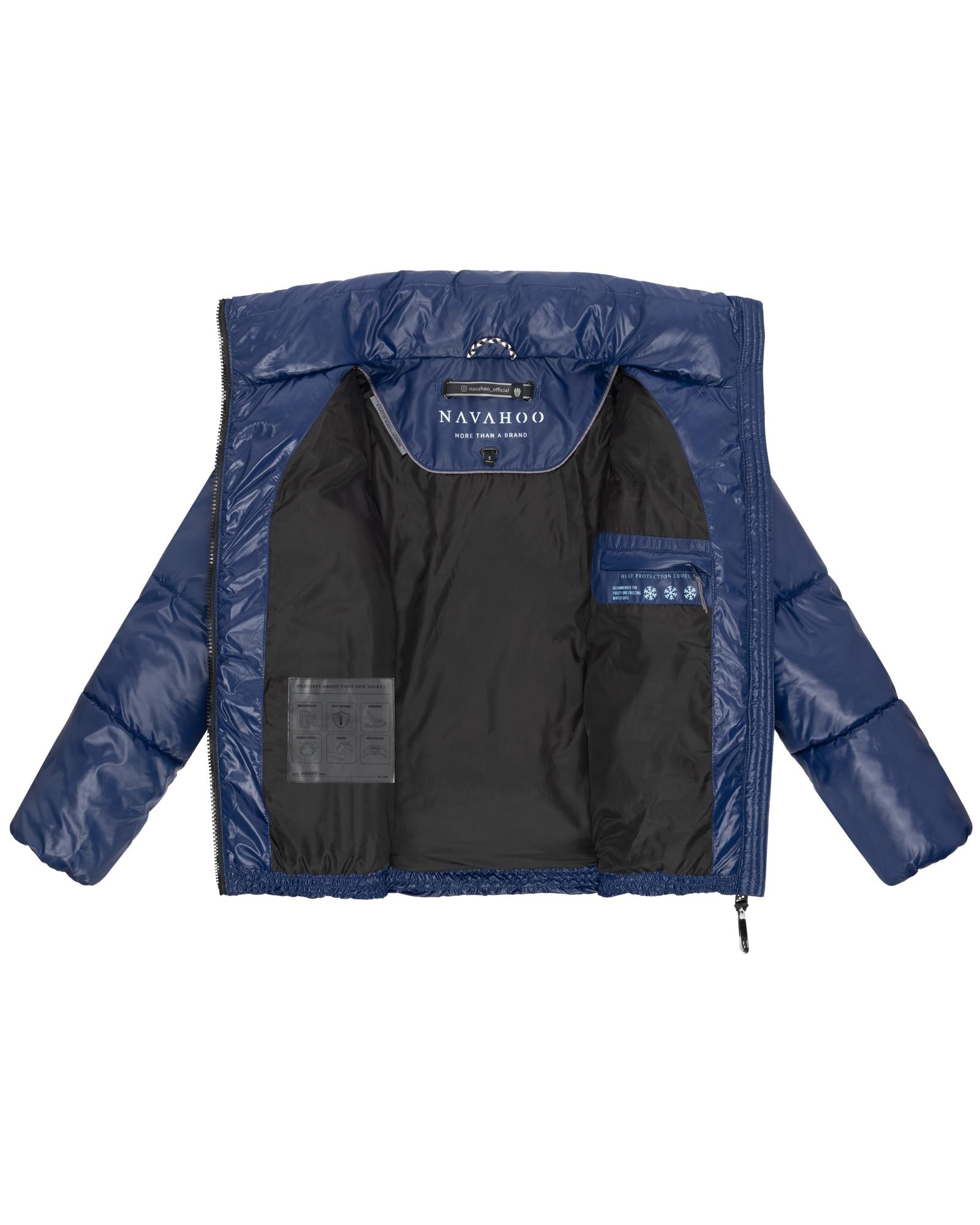 Navahoo Kurzjacke »Eispracht 14«, ohne Kapuze, Kurze gesteppte Damen Winterjacke