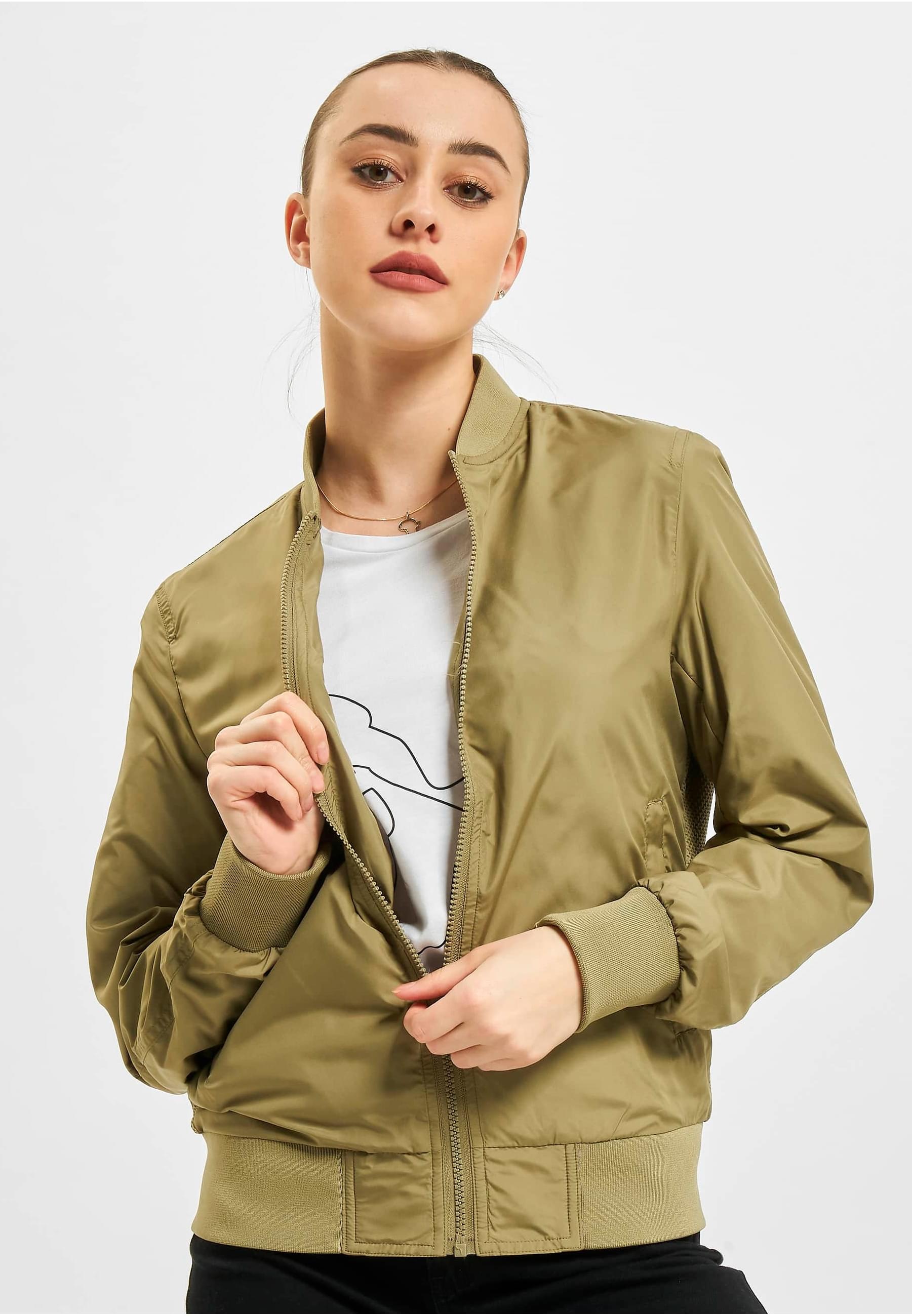 URBAN CLASSICS Allwetterjacke »Urban Classics Damen Ladies Light Bomber Jacket«, (1 St.), ohne Kapuze