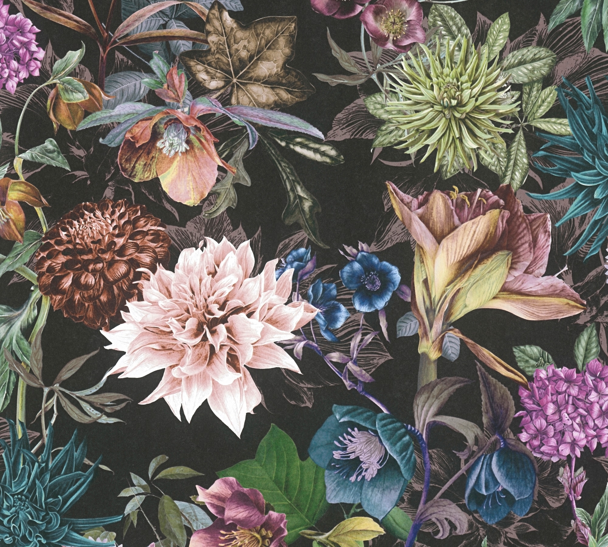 A.S. Création Vliestapete "Dream Flowery" Wald Botanisch Floral Glatt Florale Tapete Blumenoptik Tapeten Wohnzimmer Schlafzimmer Küche Optik