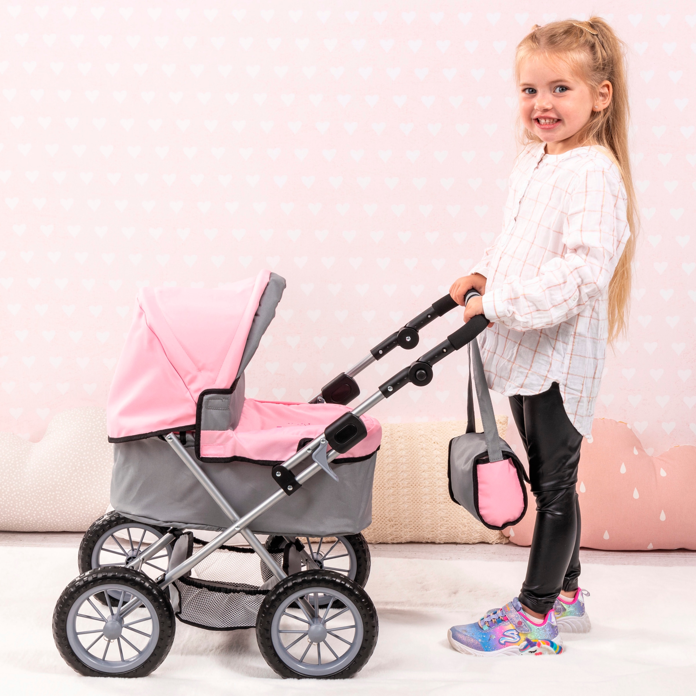Bayer Puppenwagen »Trendy, Fee«, mit Wickeltasche