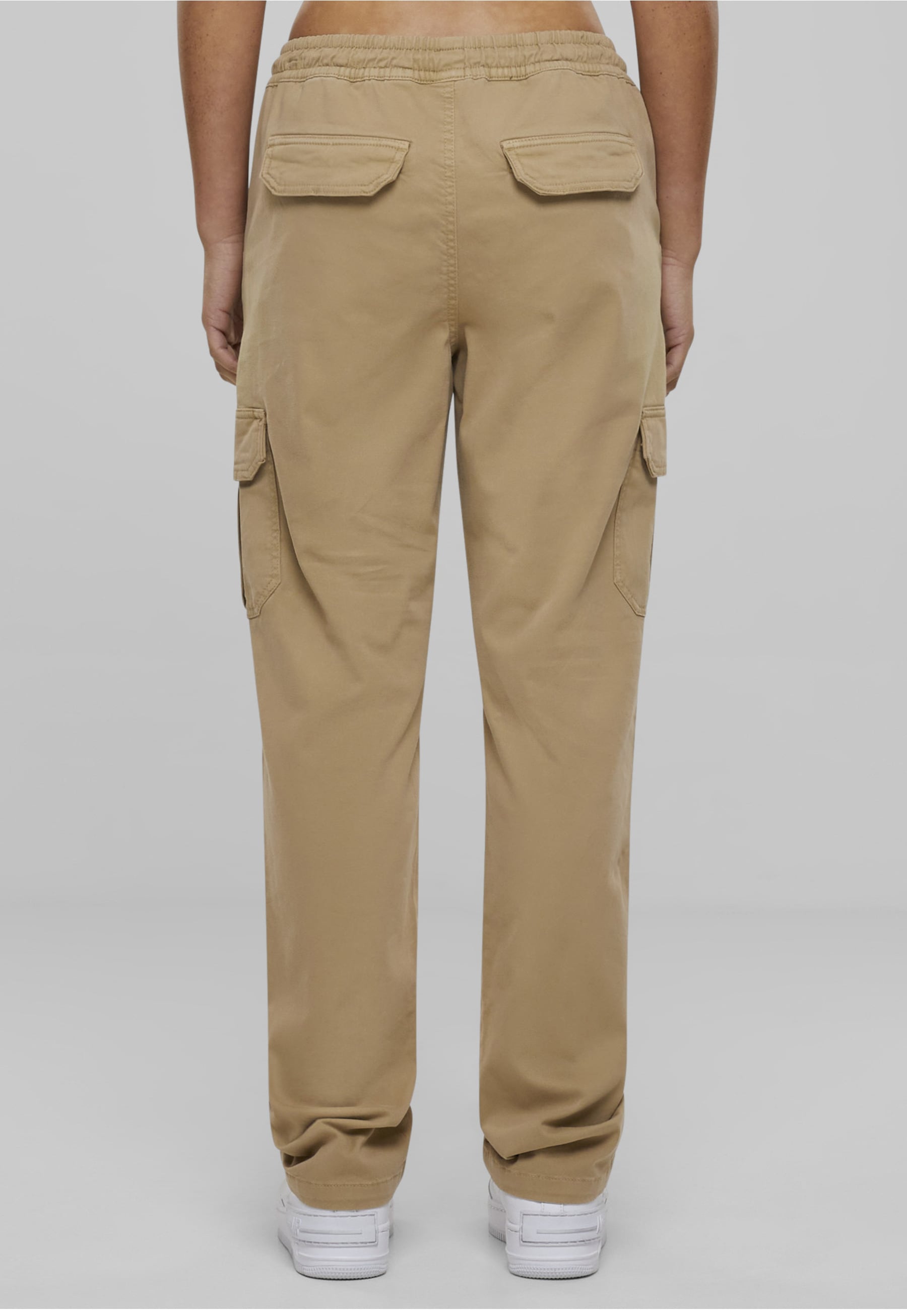 URBAN CLASSICS Cargohose »Urban Classics Damen Ladies High Waist Twill Cargo Pants«