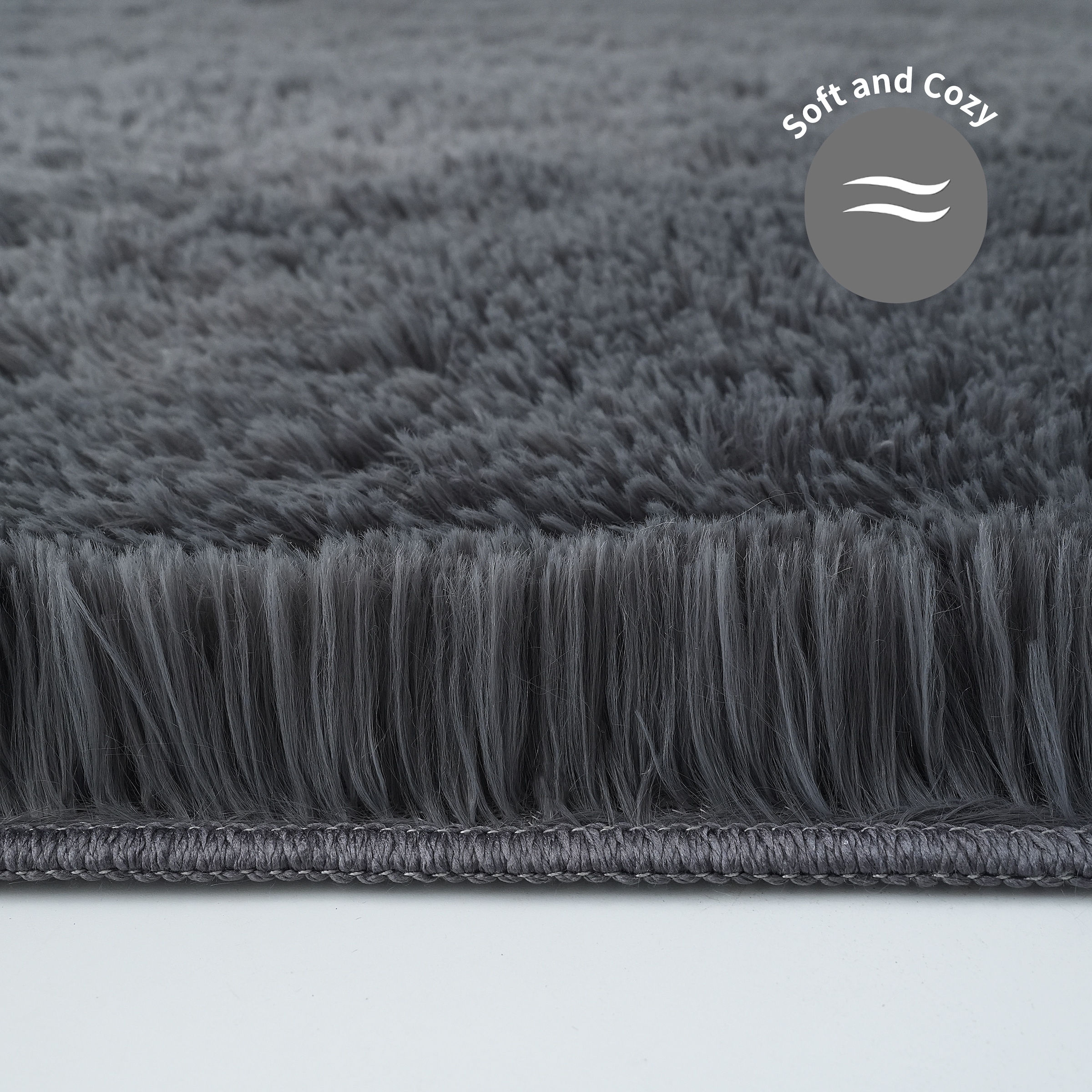 my home Hochflor-Teppich »Leava, besonders weich und kuschelig, leichter Glanz«, rechteckig, 37 mm Höhe, uni, Mikrofaser Teppiche, Wohnzimmer, Schlafzimmer, Esszimmer