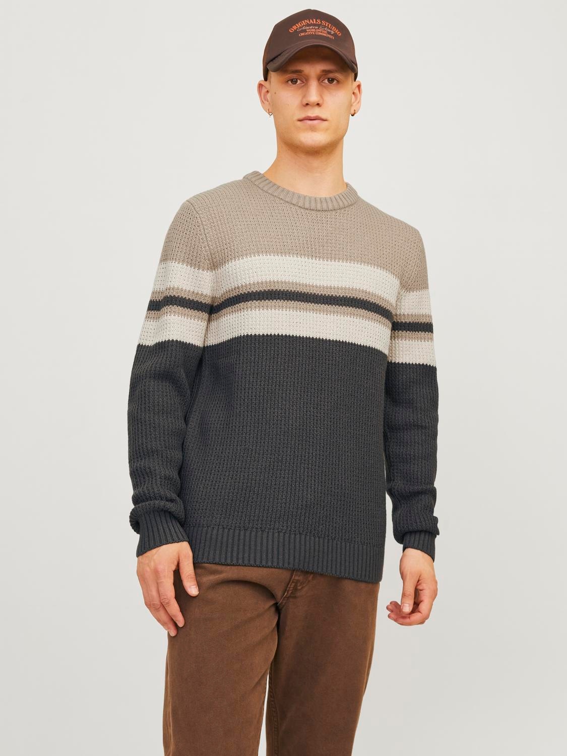 Jack & Jones Rundhalspullover "JJSANDER KNIT CREW NECK" günstig online kaufen