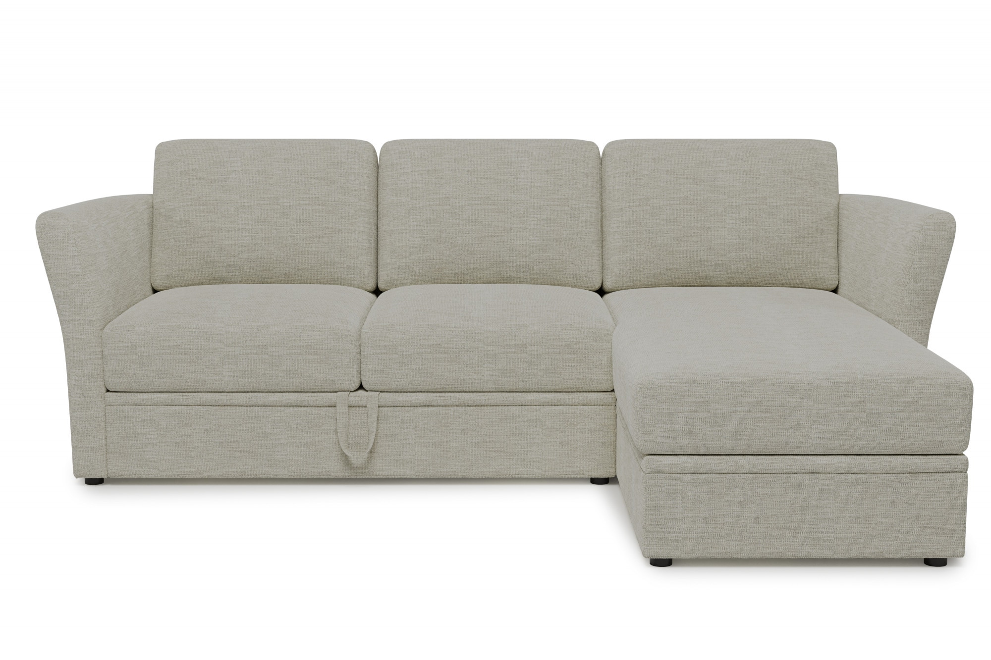 Home affaire Ecksofa »Lavars, L-Form, Schlafsofa«, mit Bettfunktion und Stauraum, in zwei verschiedenen Bezugsqualitäten