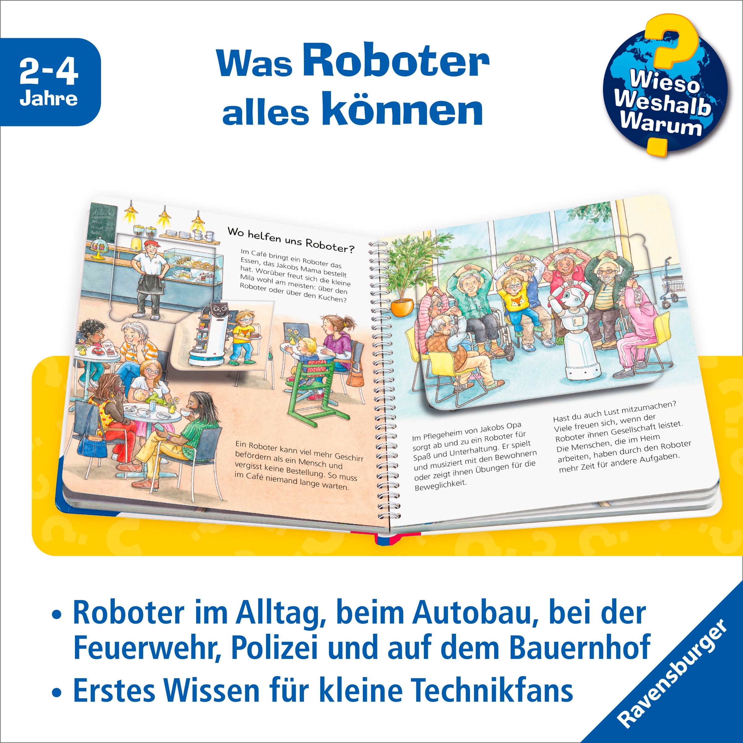 Thumbnail - Ravensburger Kinderbuch "Wieso? Weshalb? Warum? junior, Band 78 - Die Roboter" Made in Europe