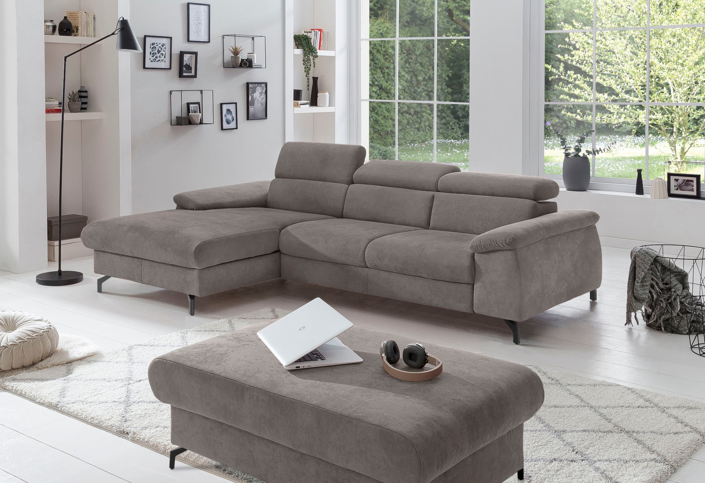 COTTA Ecksofa "Kitty L-Form", Modern, L-Form, Bodenfreiheit 12,5 cm günstig online kaufen