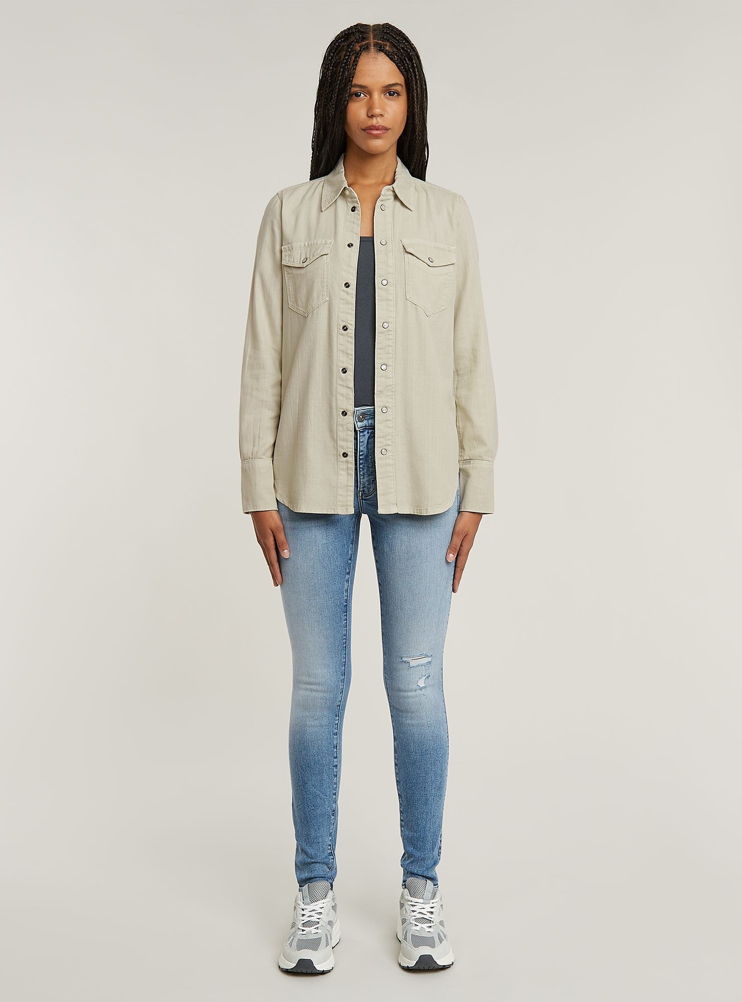 G-STAR Langarmshirt »Slim Western Hemd«