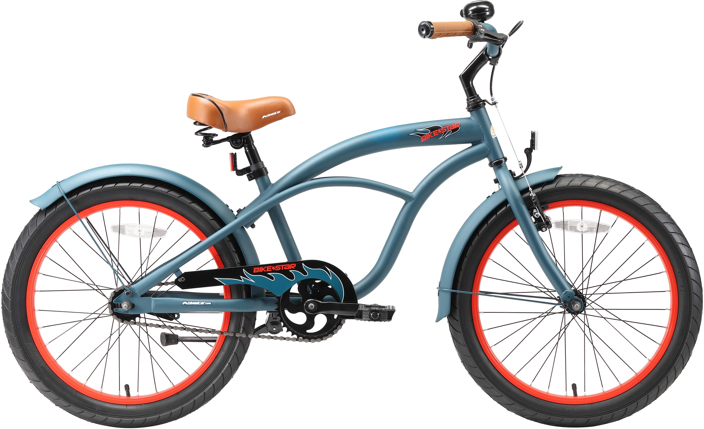 Bikestar Jugendfahrrad "Cruiser", 1 Gang, für Herren